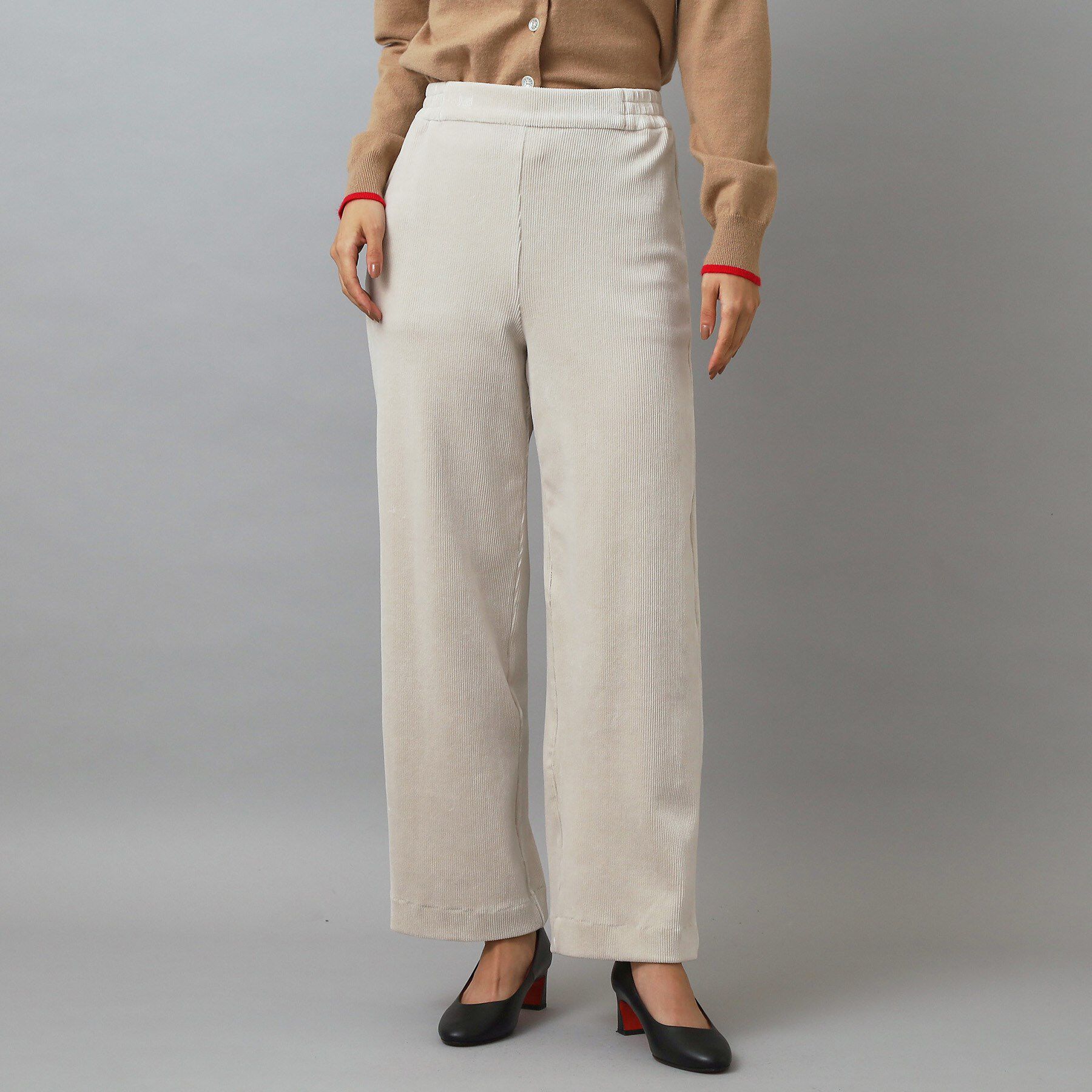 DRESSTERIOR「コーデュロイイージーワイドパンツ」|その他|ライトグレー(011