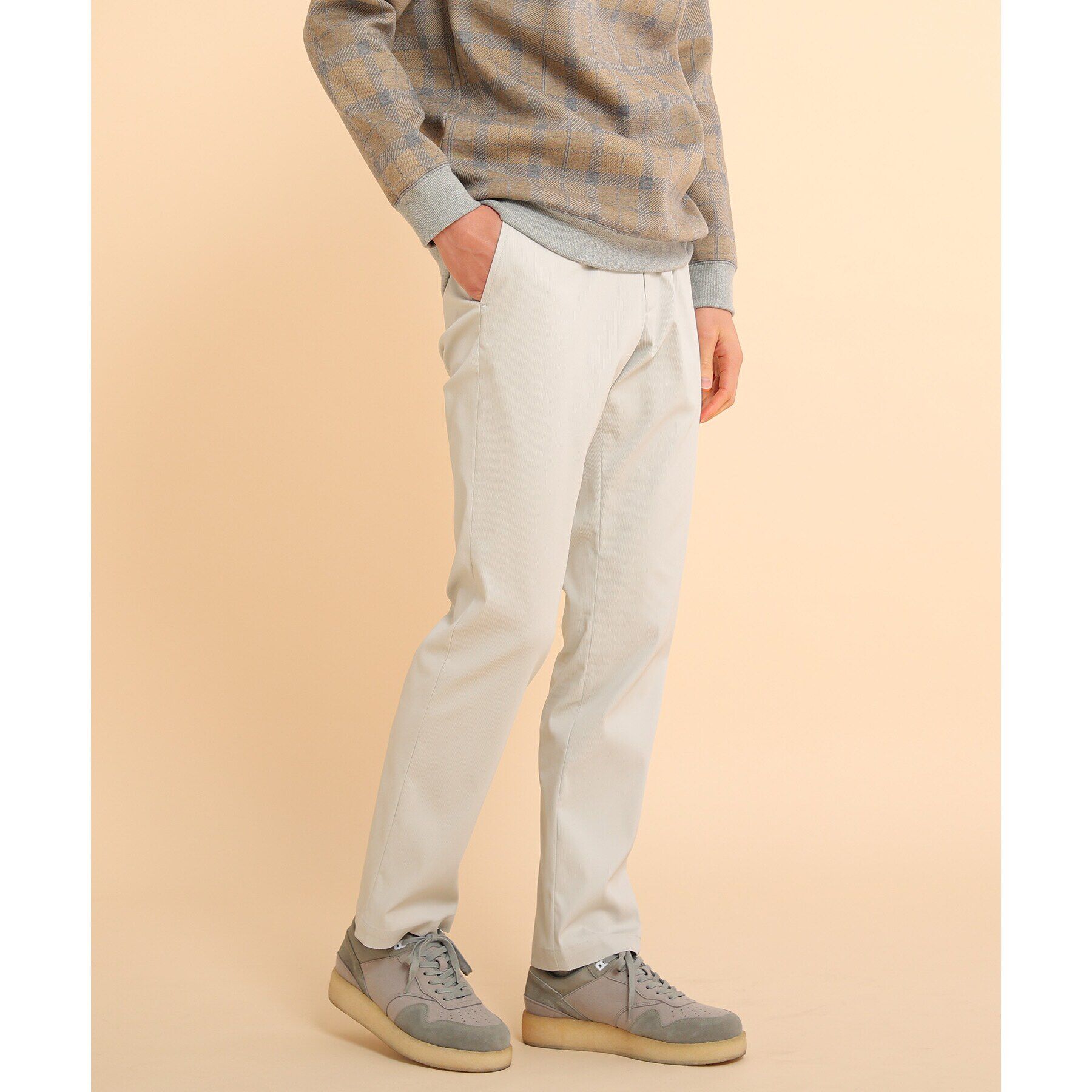 TAKEO KIKUCHI「ハイストレッチ ピケ スリム パンツ」|その他|