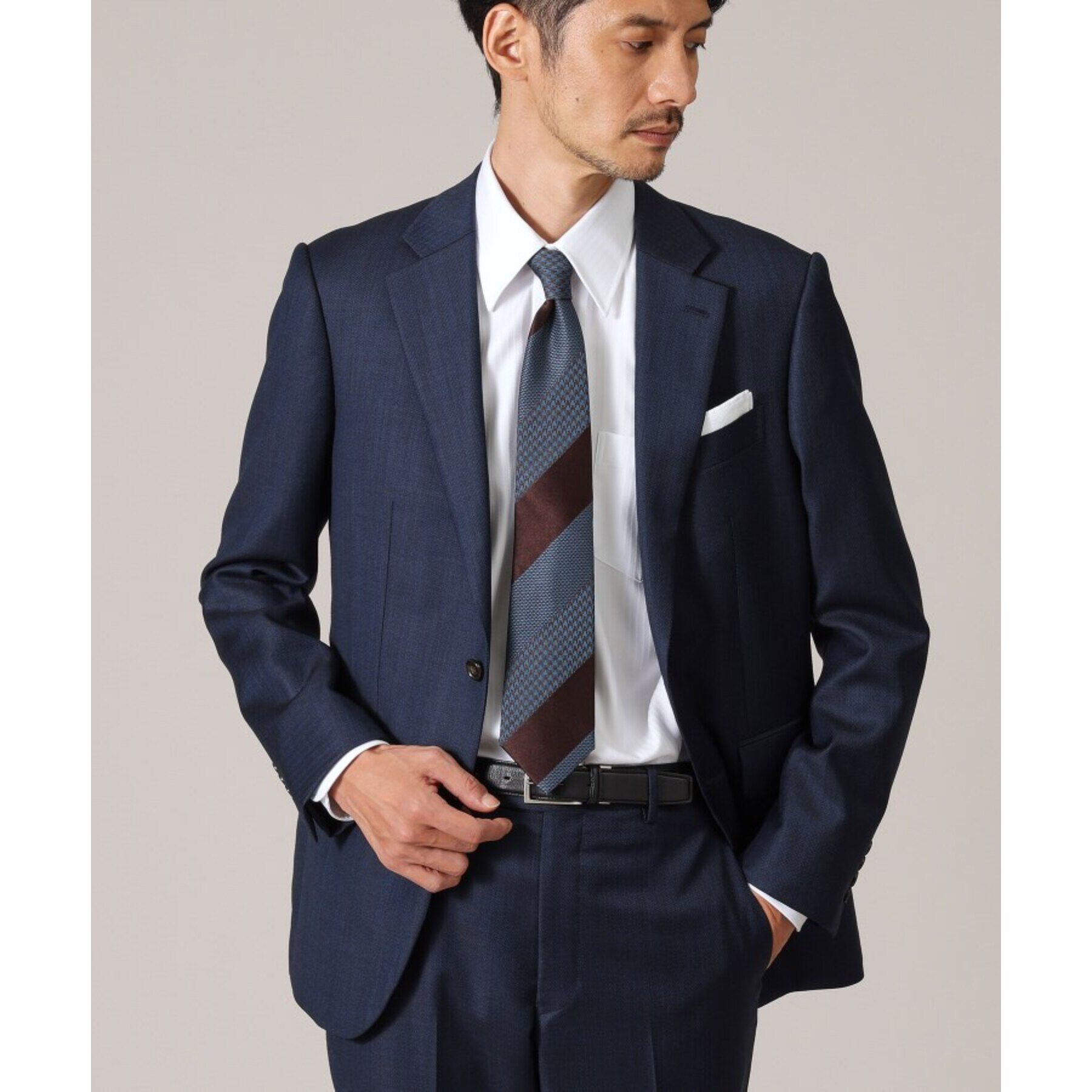 TAKEO KIKUCHI「ドビーストライプ ビジネス シャツ」|シャツ・ブラウス|