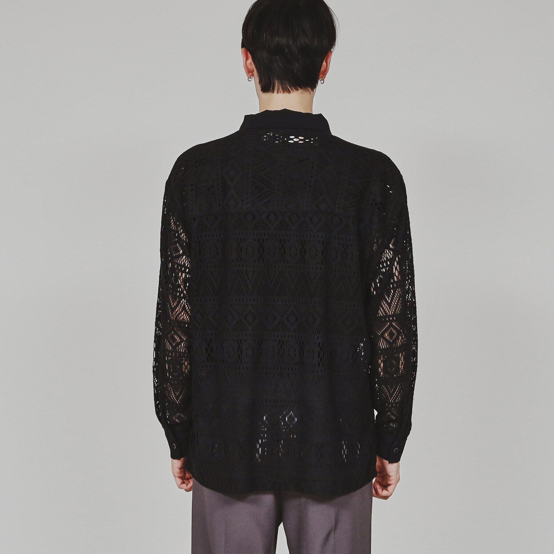 tk.TAKEO KIKUCHI「長袖レースシャツ」|シャツ・ブラウス|