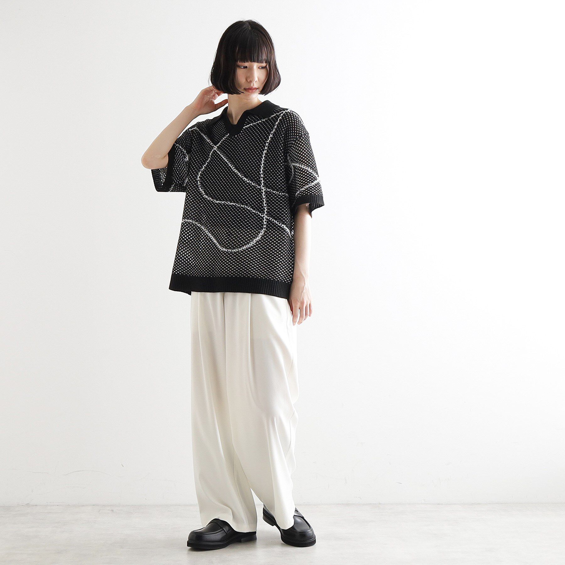 tk.TAKEO KIKUCHI「リネンタッチ バレルスラックス」|その他|