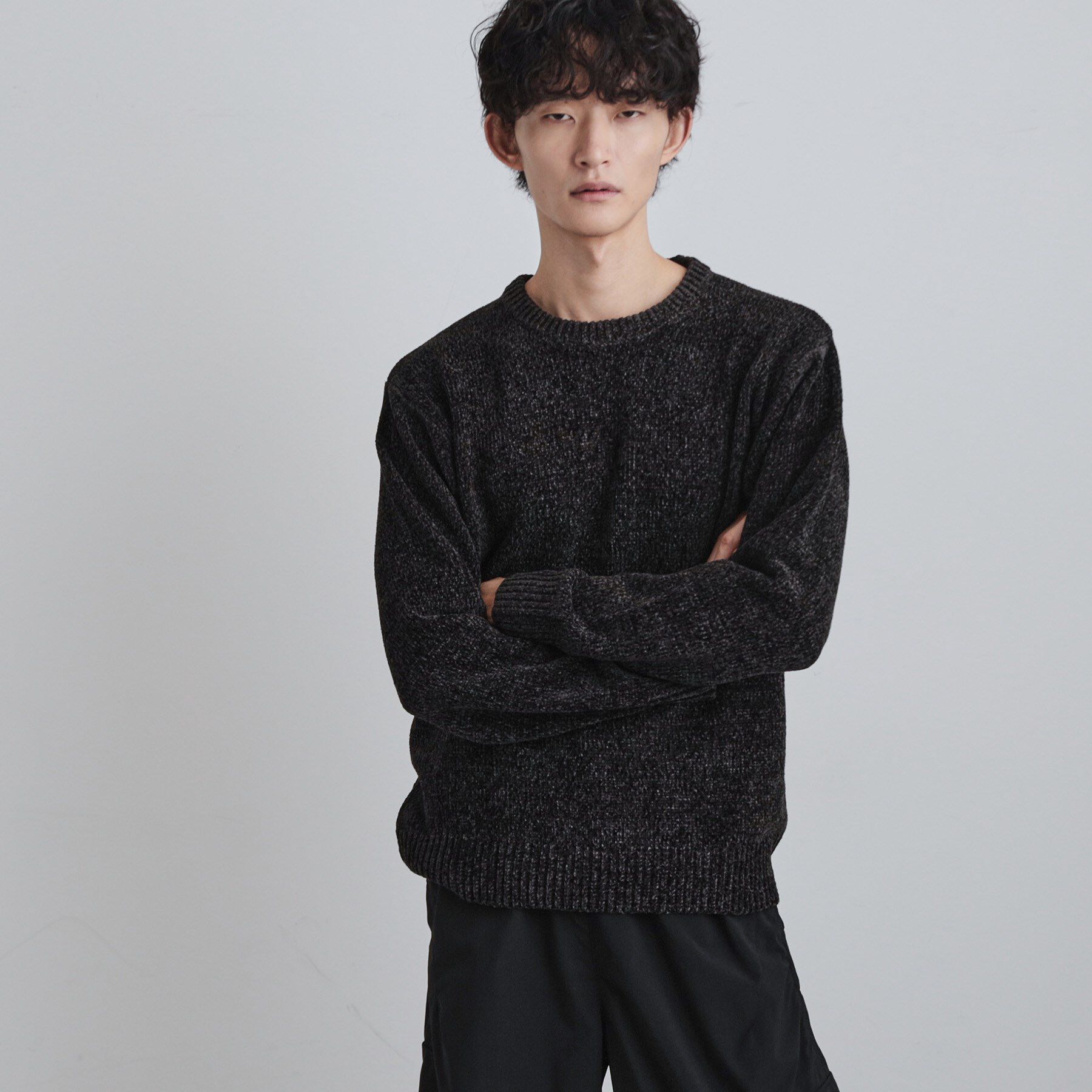 tk.TAKEO KIKUCHI「モールニット」|ニット・セーター|チャコールグレー(0