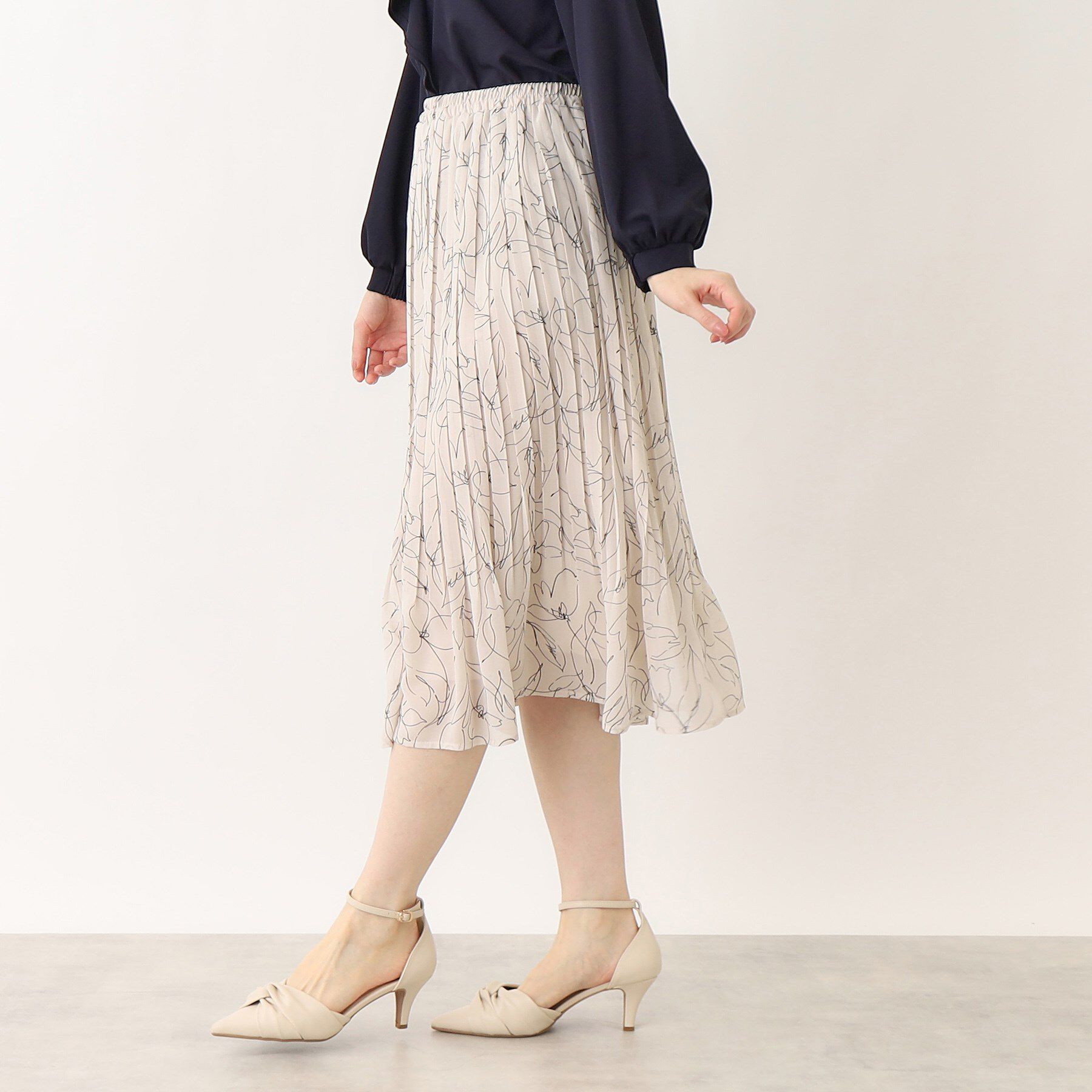 index「《新色追加》着丈が選べる！プリーツフレアスカート【イージーケア／防シワ／洗濯機洗い可】」|スカート|