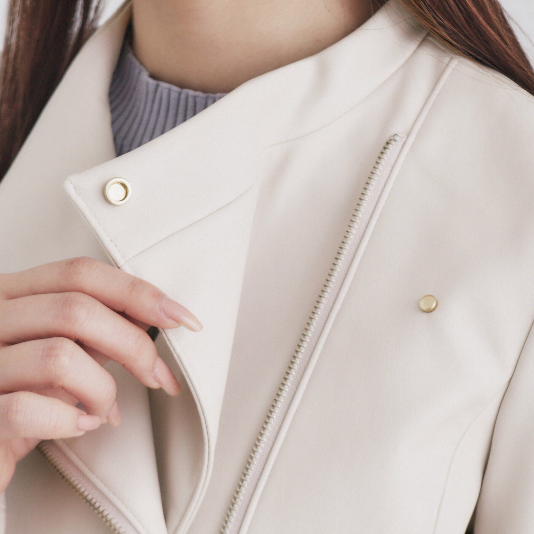 index「ストレッチライダースジャケット【洗える】」|ライダースジャケット|