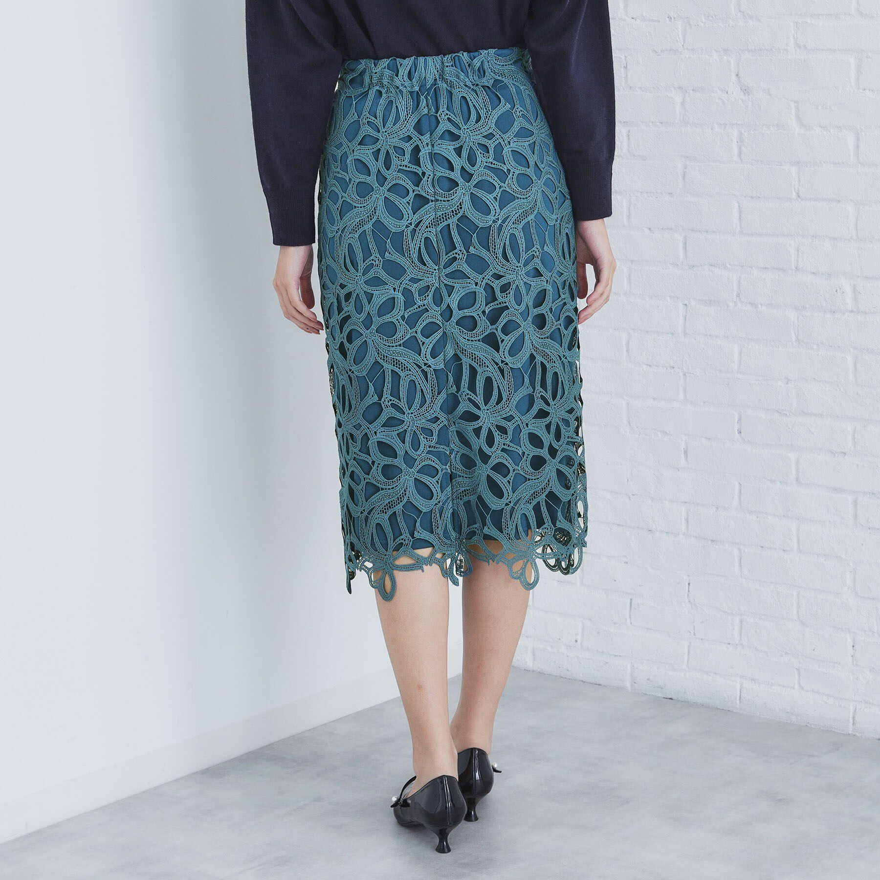 index「リボンレースタイトスカート【洗濯機洗い可】」|スカート|