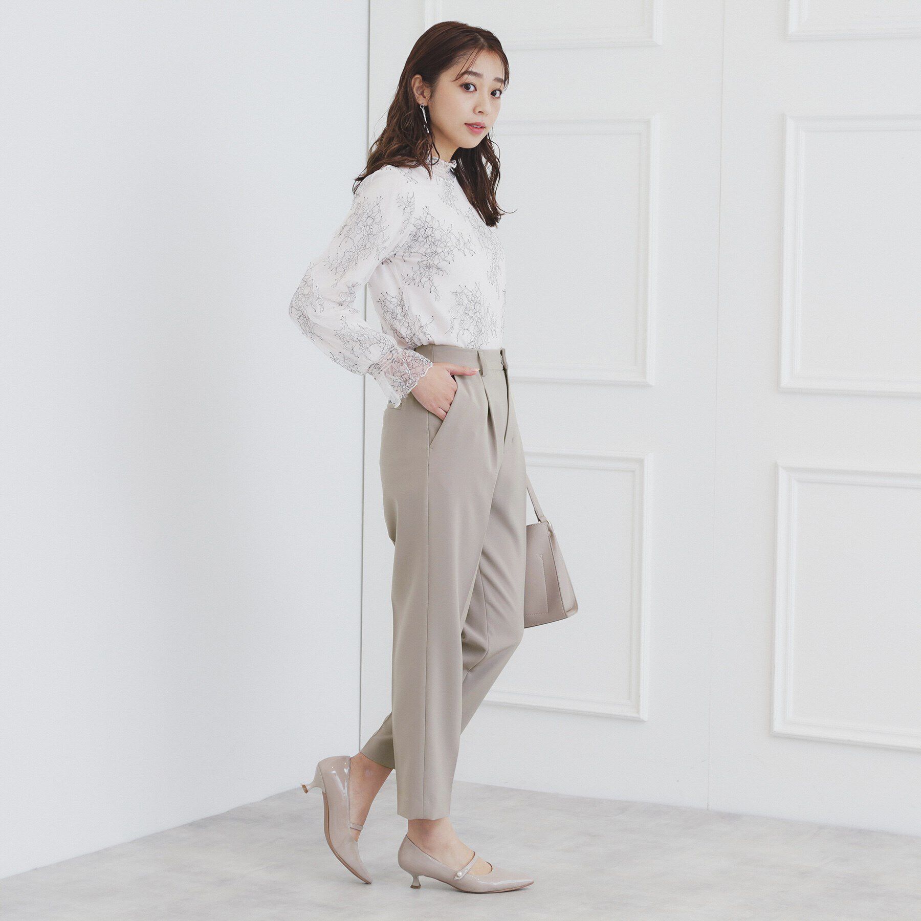 index「《通勤・セレモニー/セットアップ対応》多機能ストレッチテーパードパンツ【洗濯機洗い可/防シワ/抗ピル」|その他|