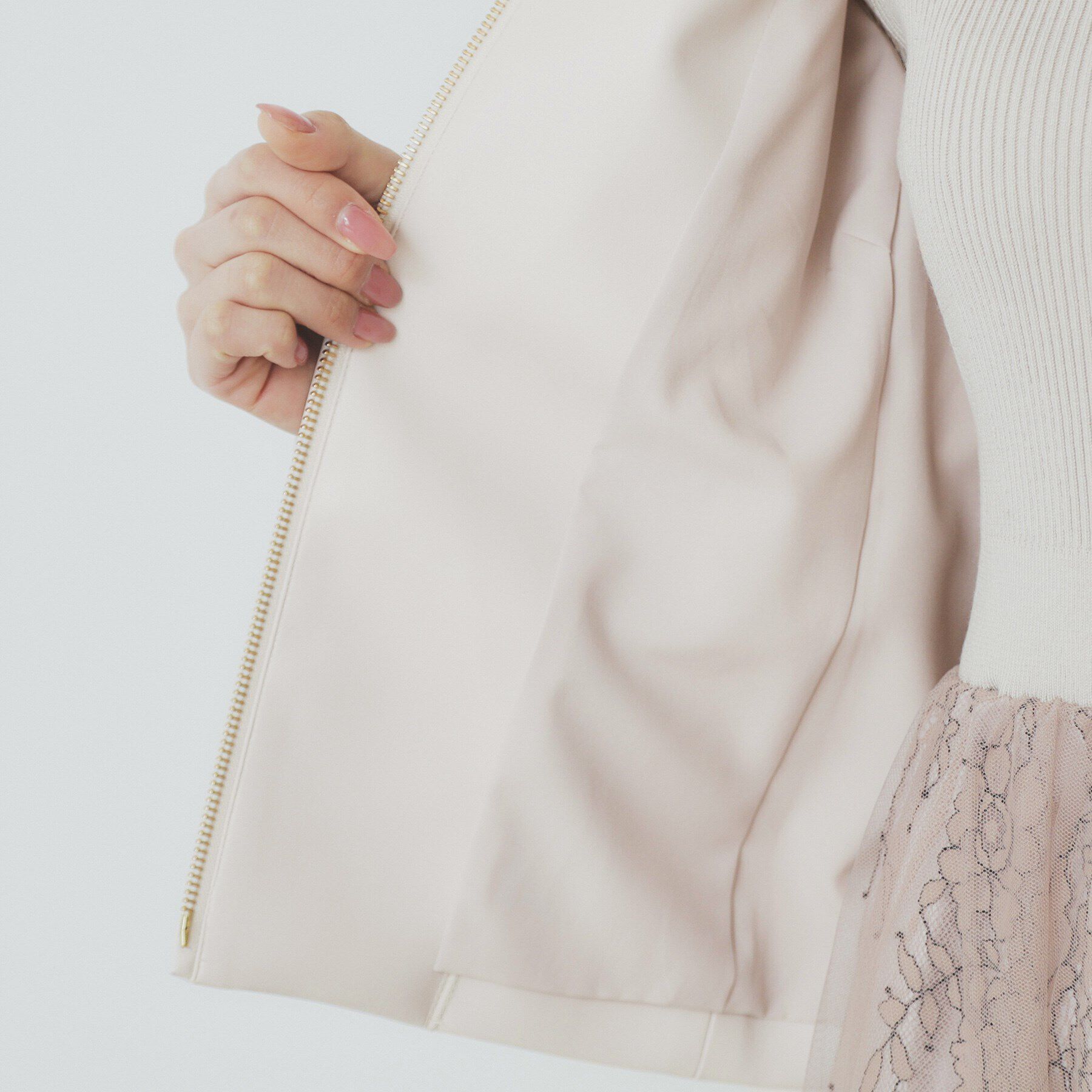 index「シンセティックレザーブルゾン【洗える/ストレッチ】」|ブルゾン・スタジャン|