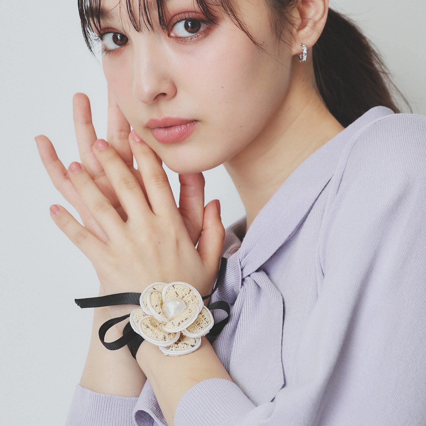 index「【2WAY】フラワーチャーム付きショルダー取外し可バッグ」|ショルダー・メッセンジャー|