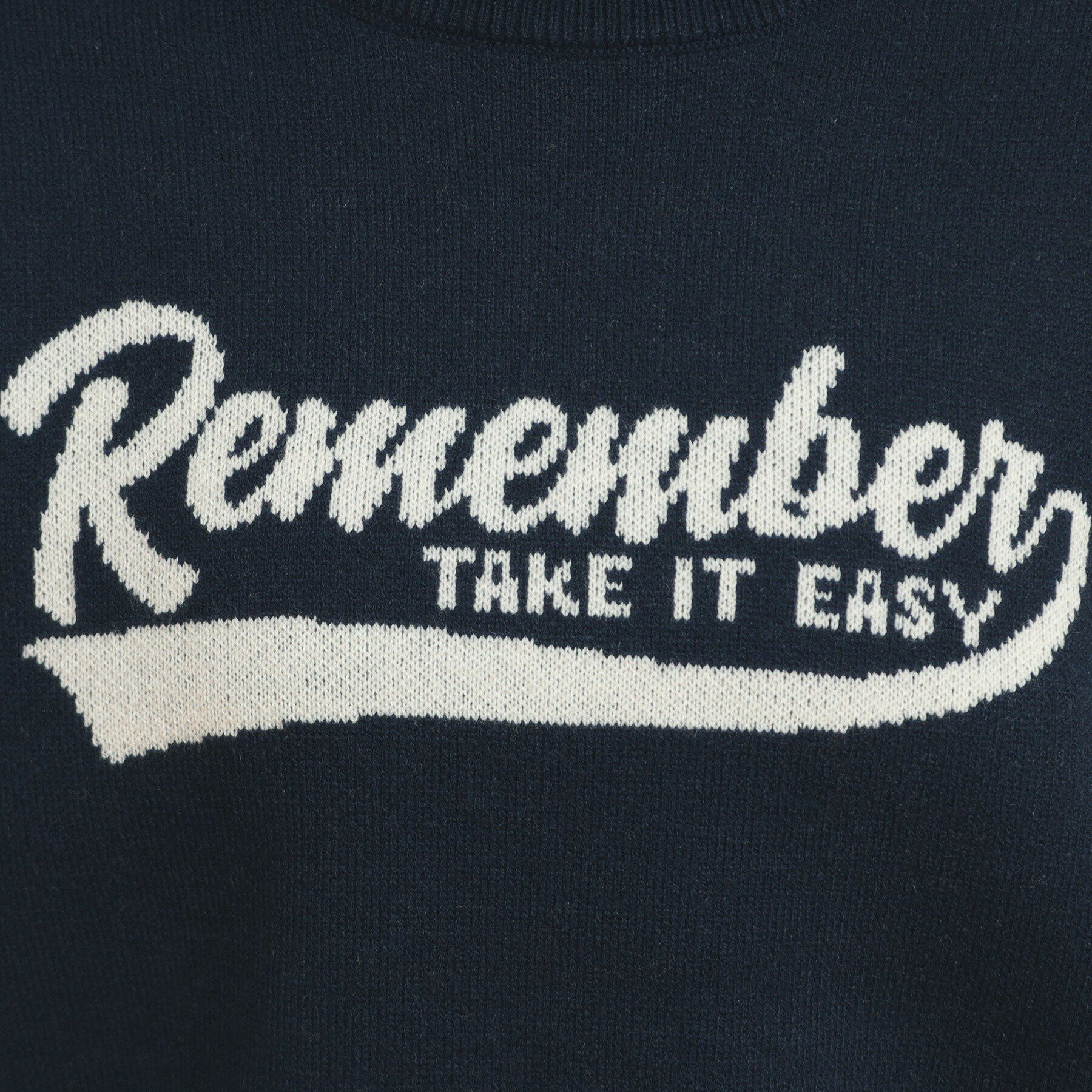 PINK-latte「【秋冬の主役級】ジャカードロゴニット」|ニット・セーター|