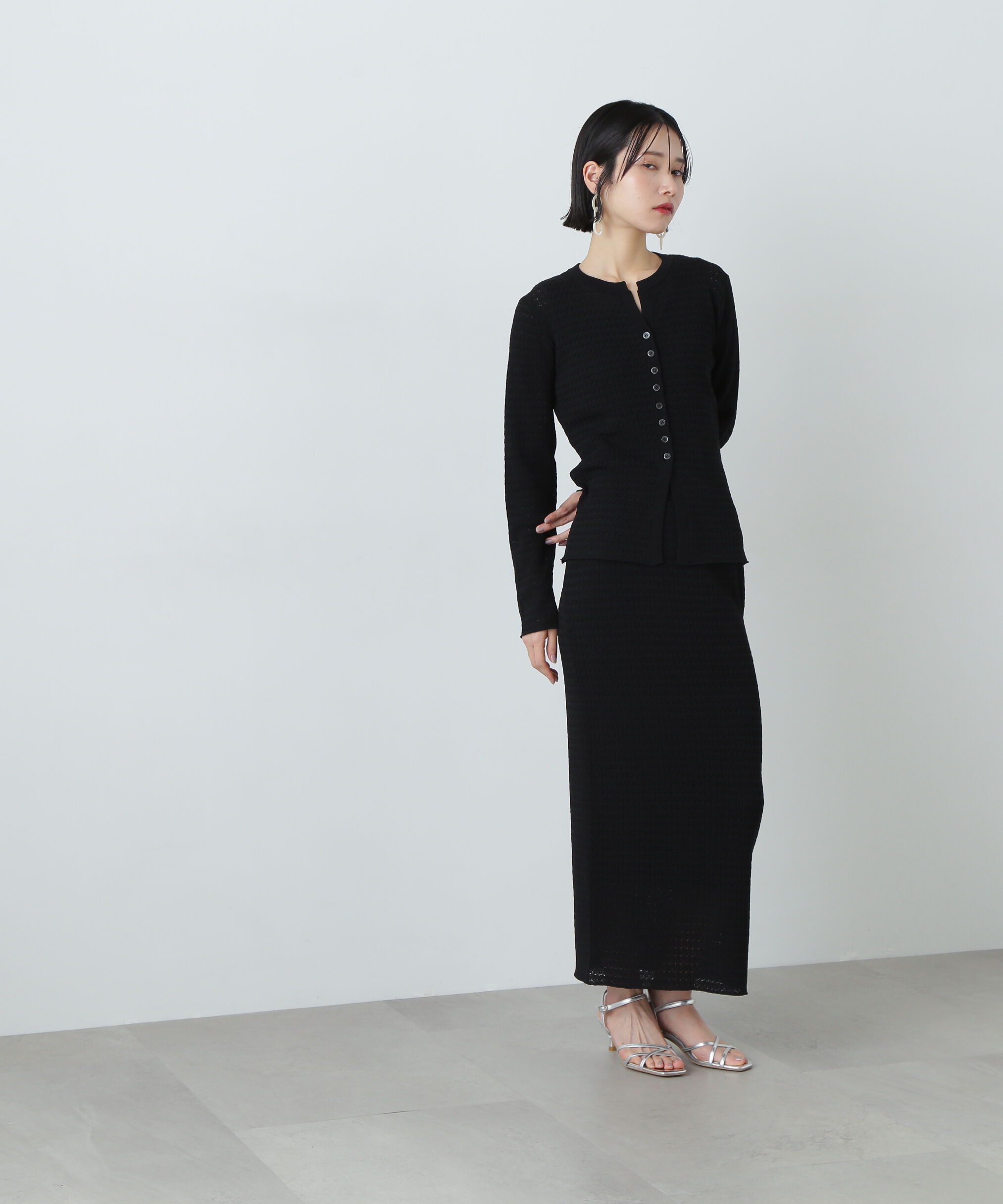  「柄編みニットセットアップ」|ワンピース|