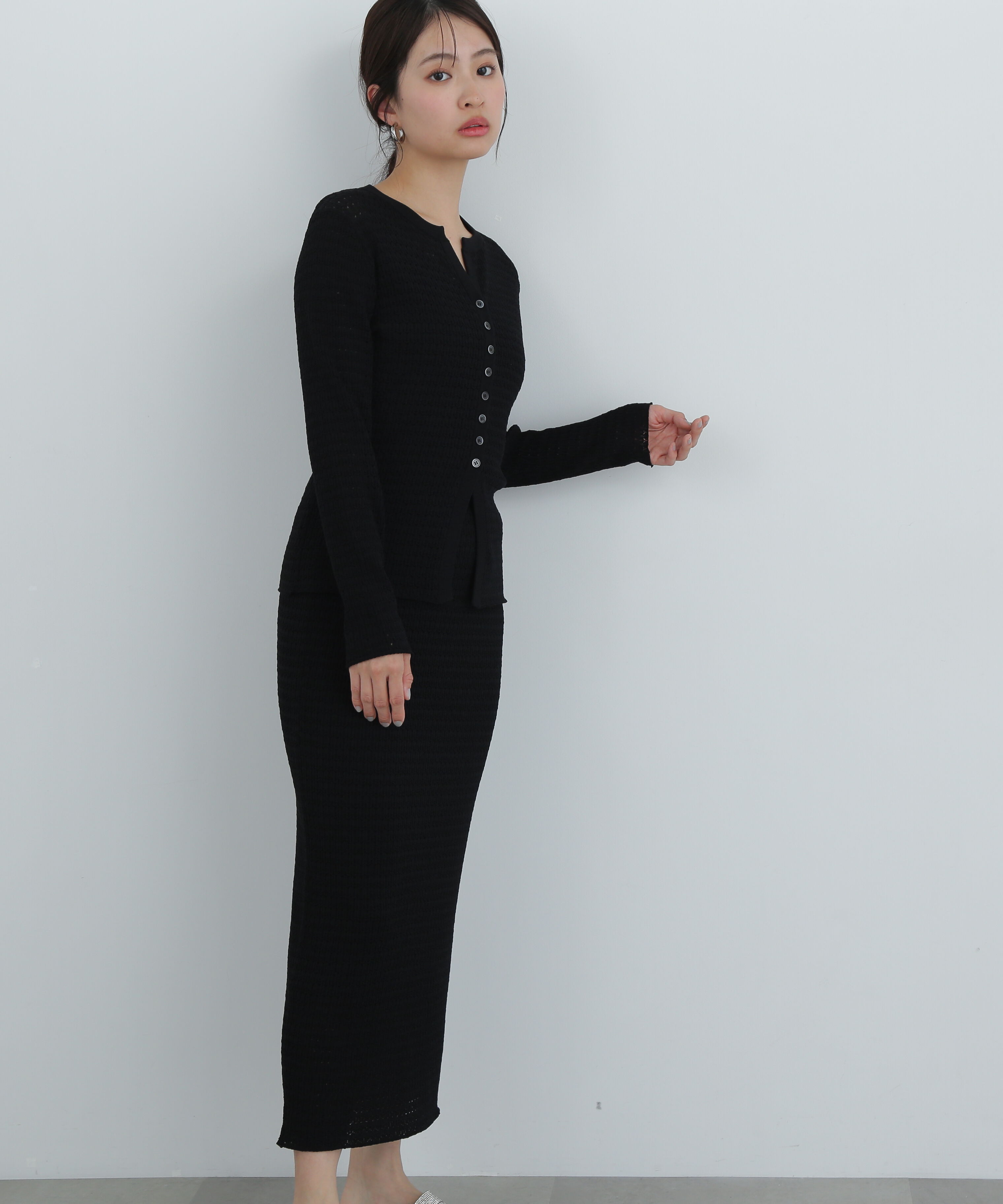  「柄編みニットセットアップ」|ワンピース|