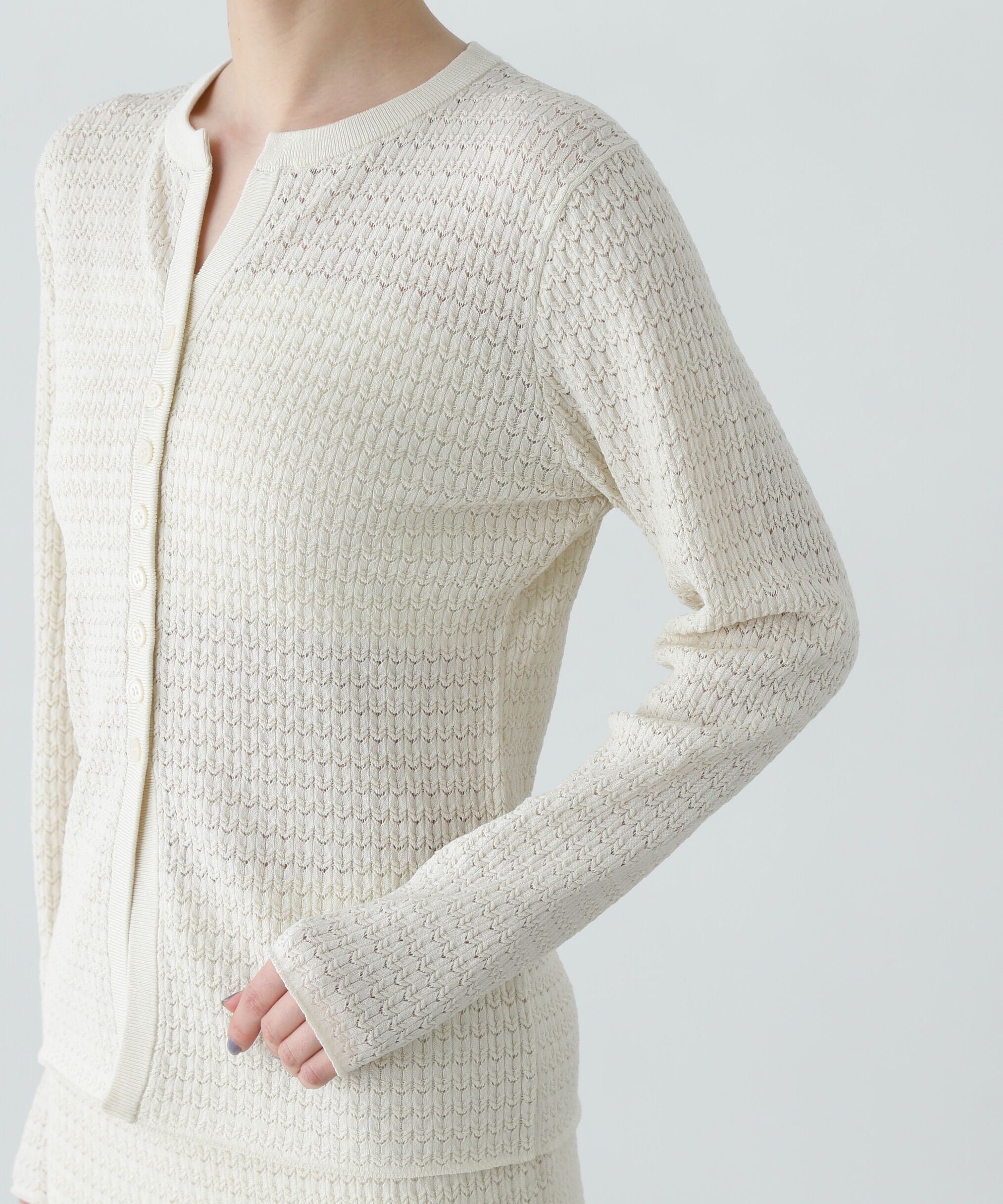  「柄編みニットセットアップ」|ワンピース|