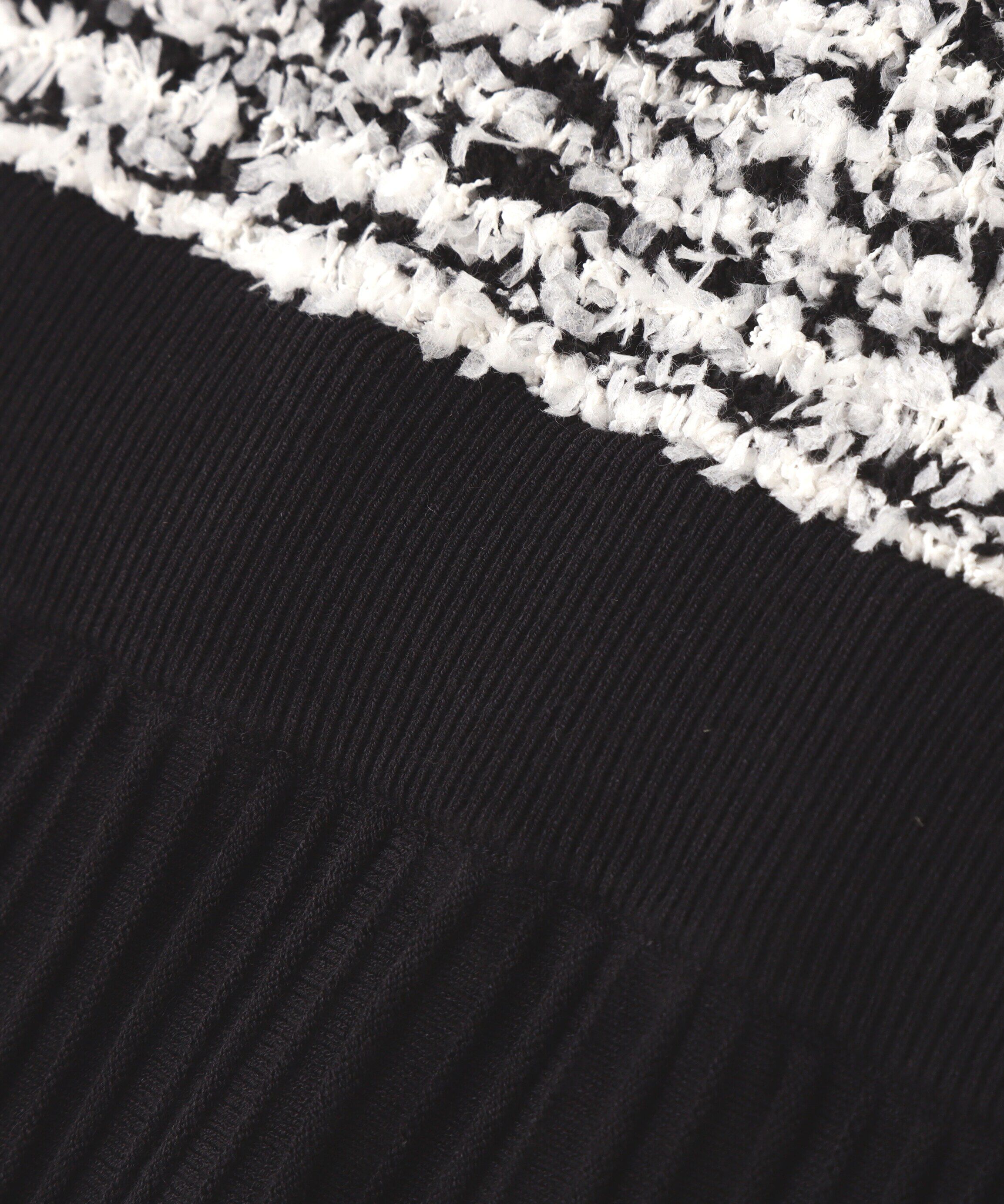  「ツイードニットワンピース」|ワンピース|