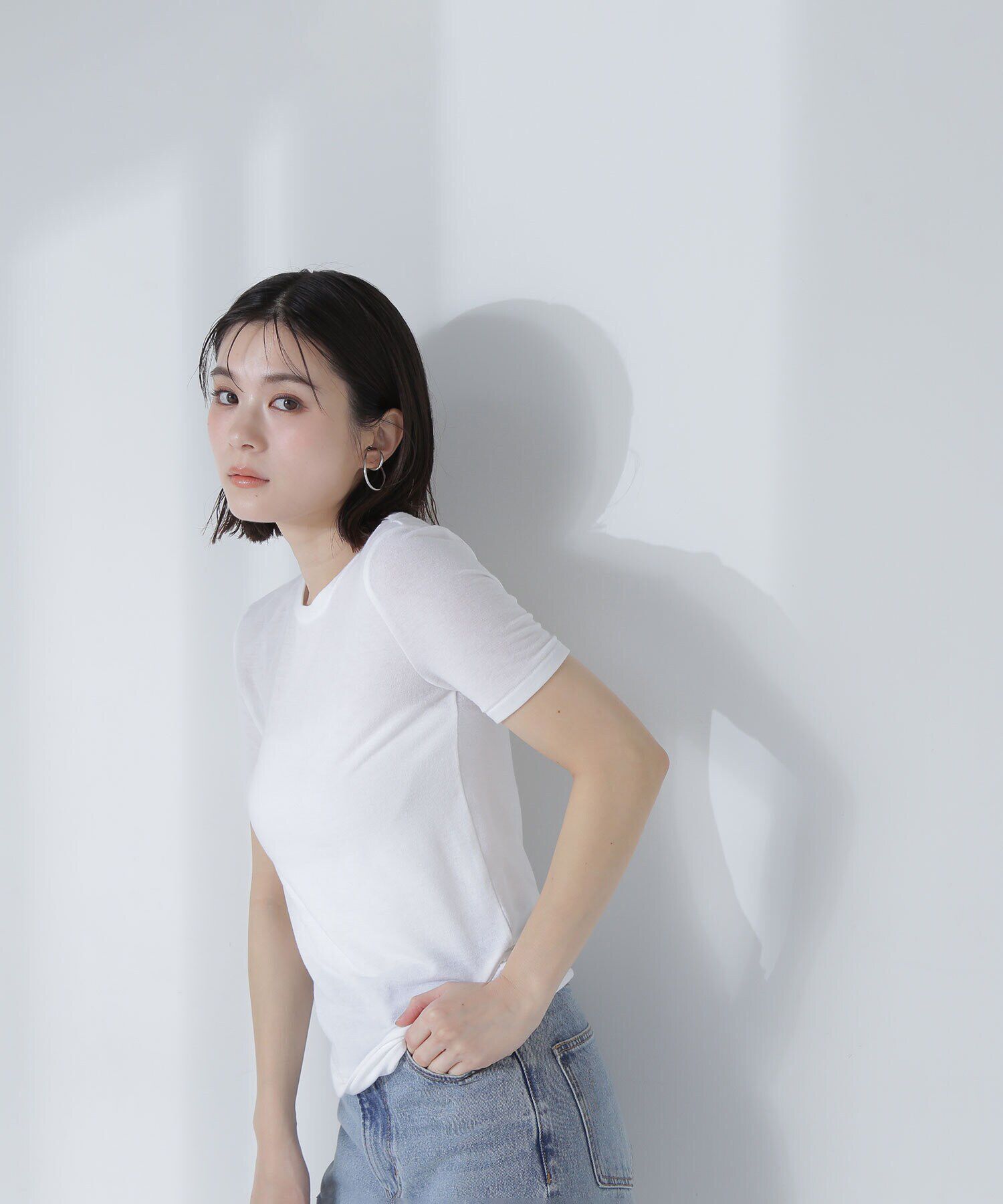  「シアーストレッチTシャツ」|Tシャツ・カットソー|