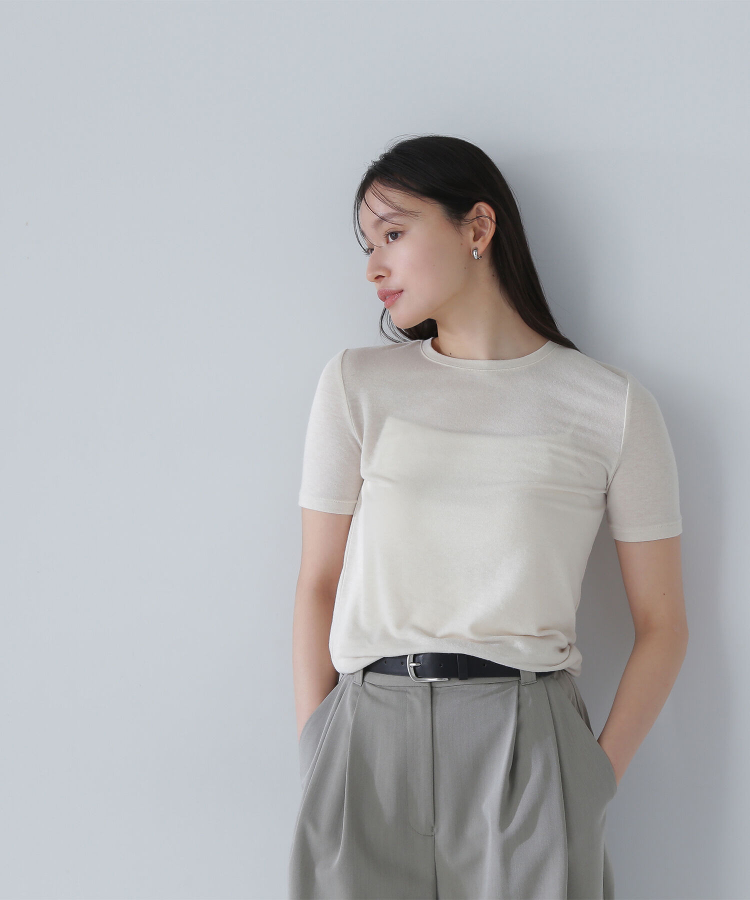  「シアーストレッチTシャツ」|Tシャツ・カットソー|