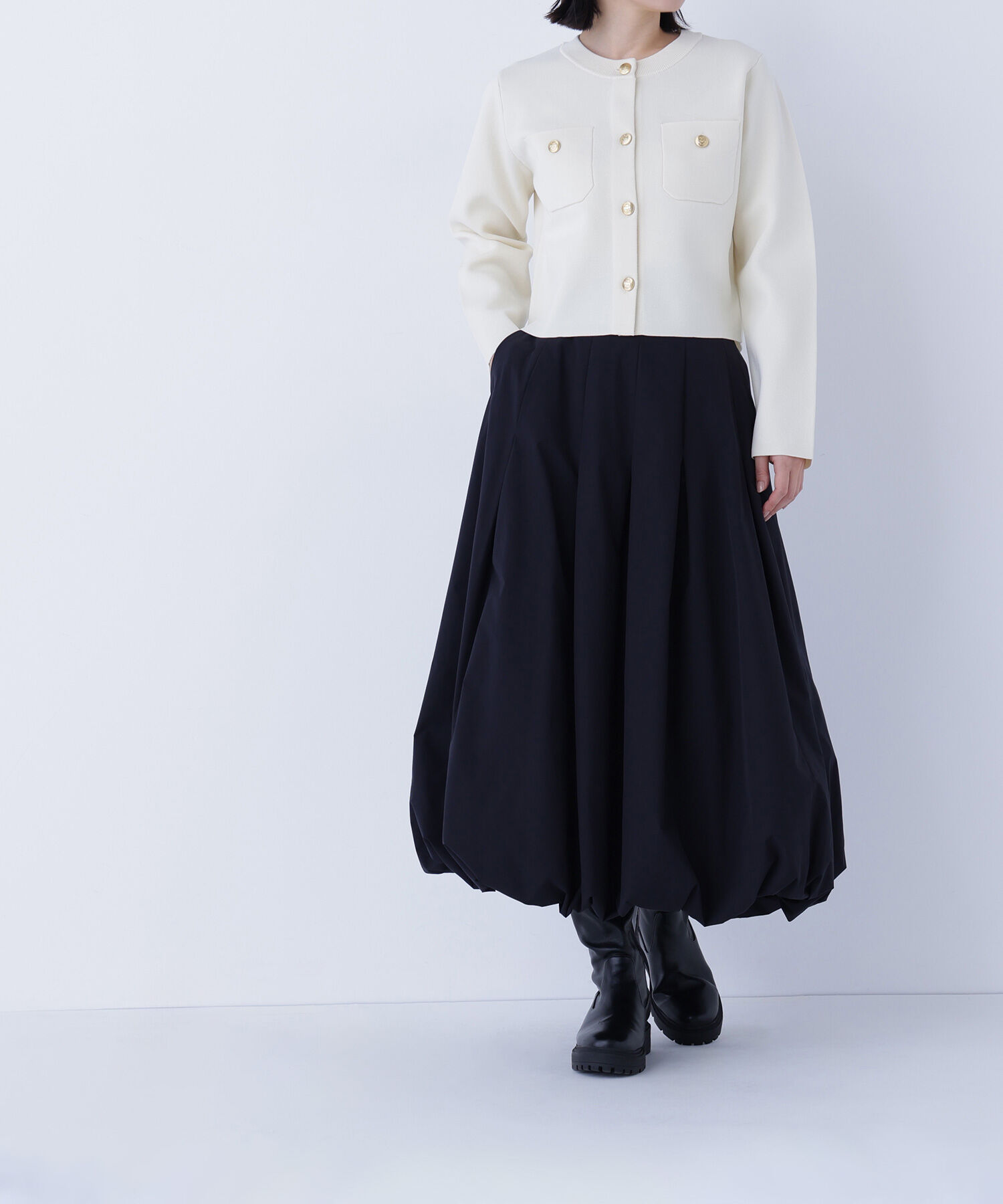  「タックバルーンスカート」|スカート|