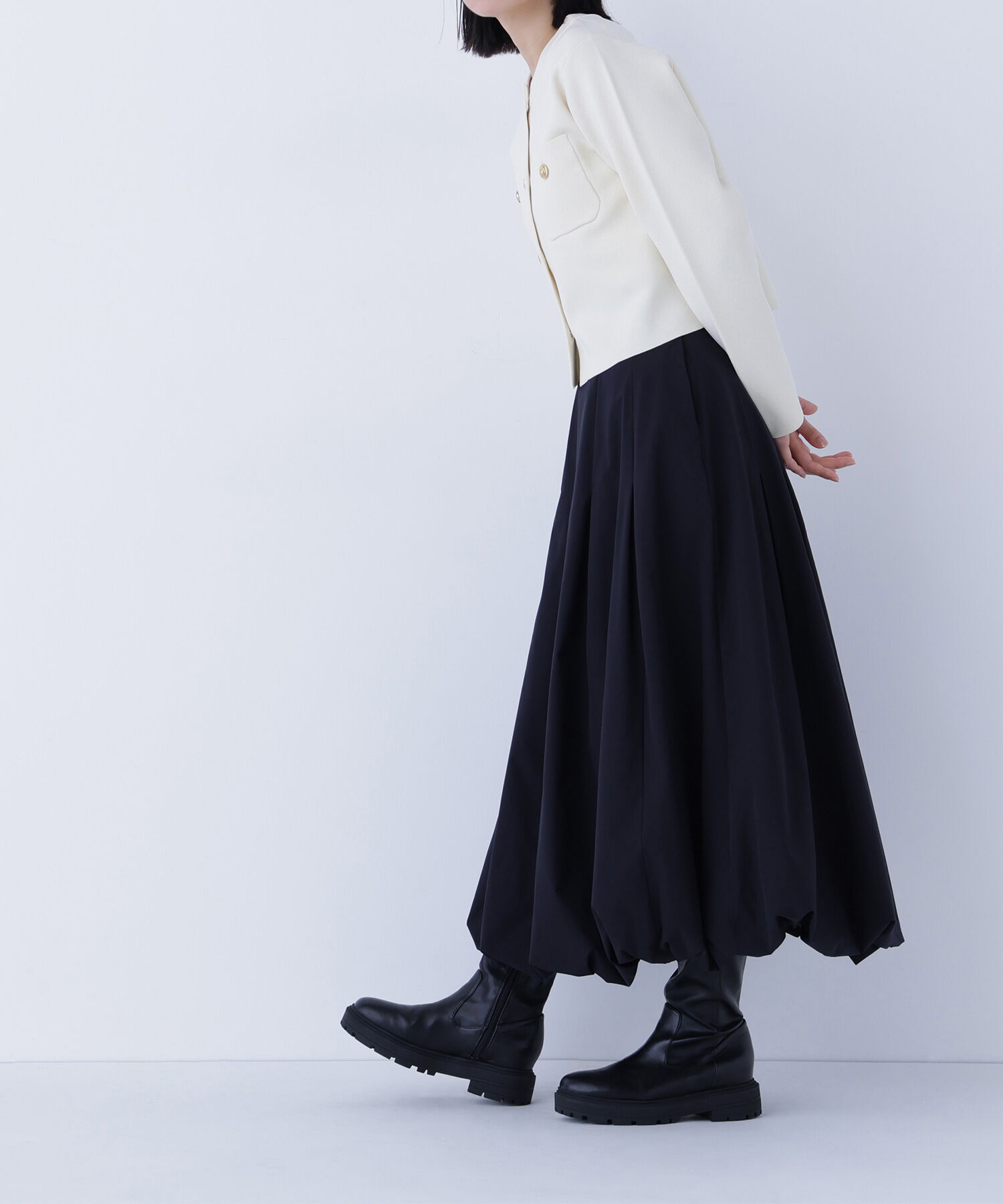  「タックバルーンスカート」|スカート|