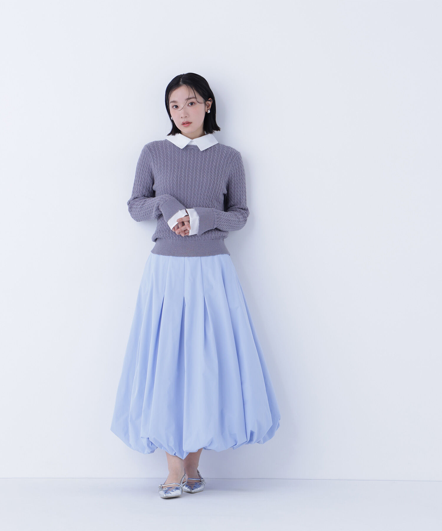  「タックバルーンスカート」|スカート|