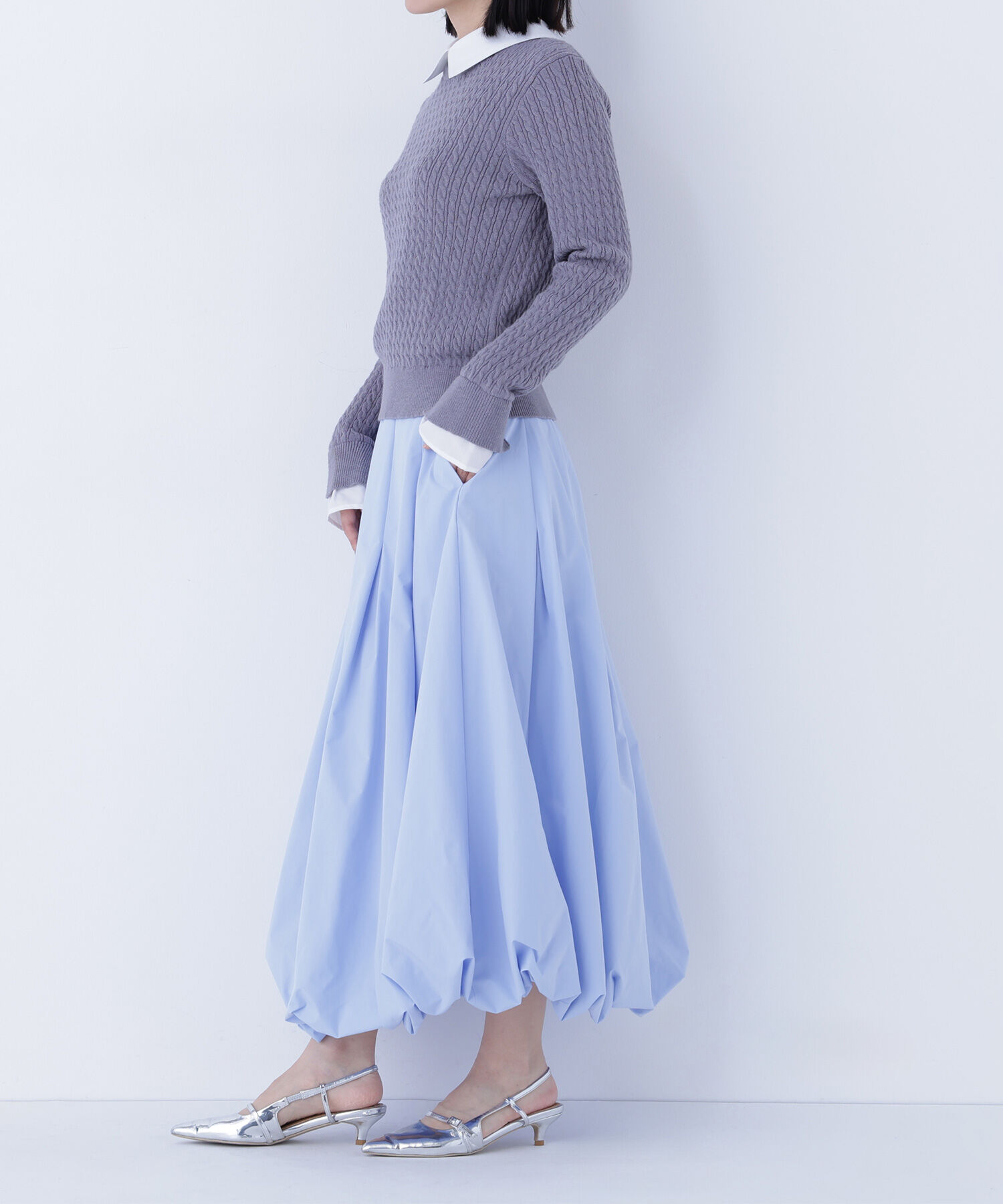  「タックバルーンスカート」|スカート|
