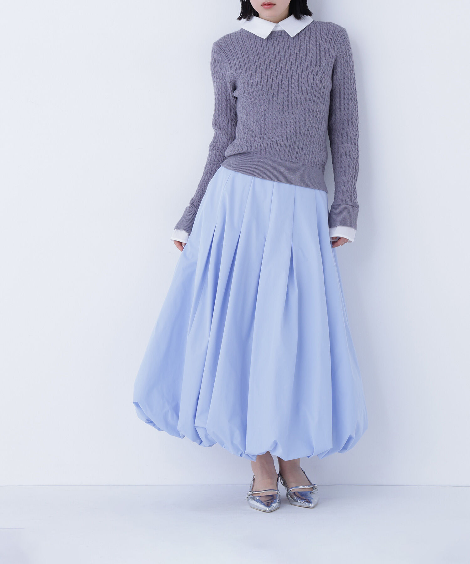  「タックバルーンスカート」|スカート|