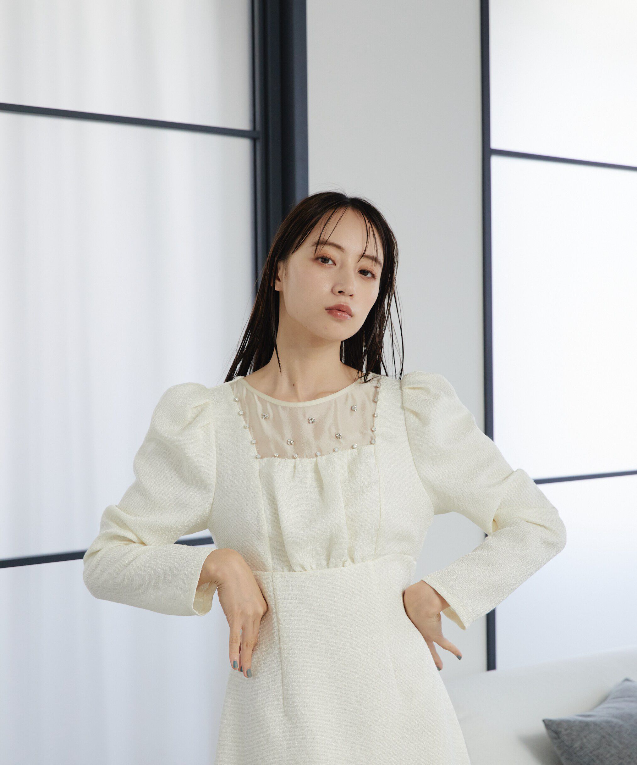  「ビジューミニワンピース」|ワンピース|