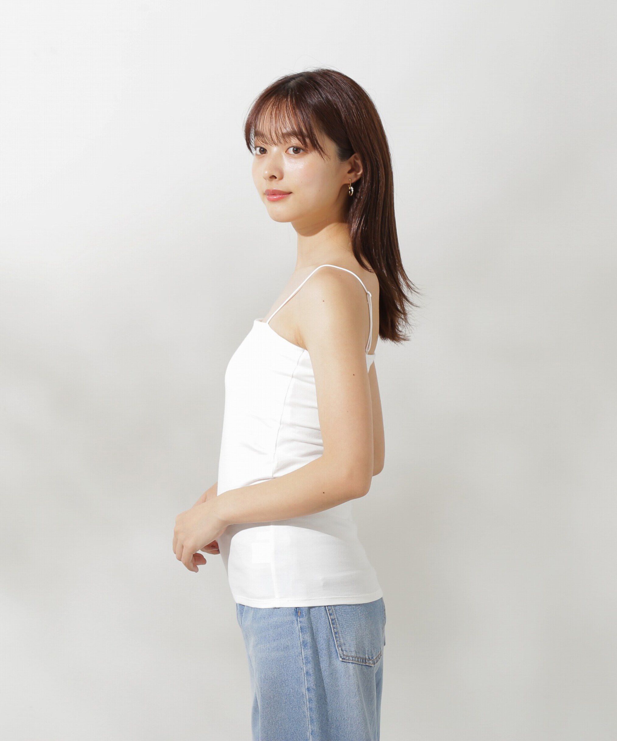 PROPORTION BODY DRESSING「カップ付インナーキャミ」|Tシャツ・カットソー|