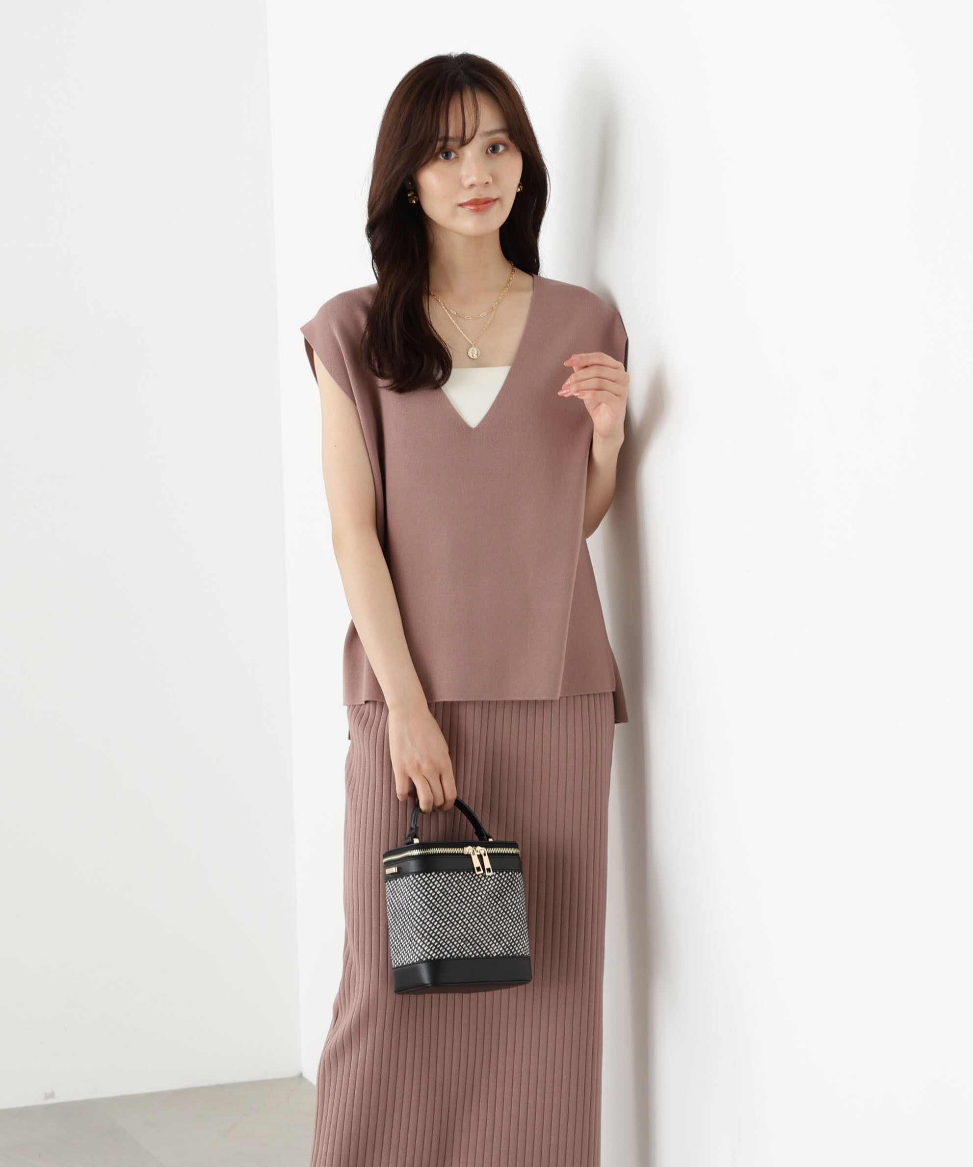 PROPORTION BODY DRESSING「ナローニットSETUP」|ワンピース|