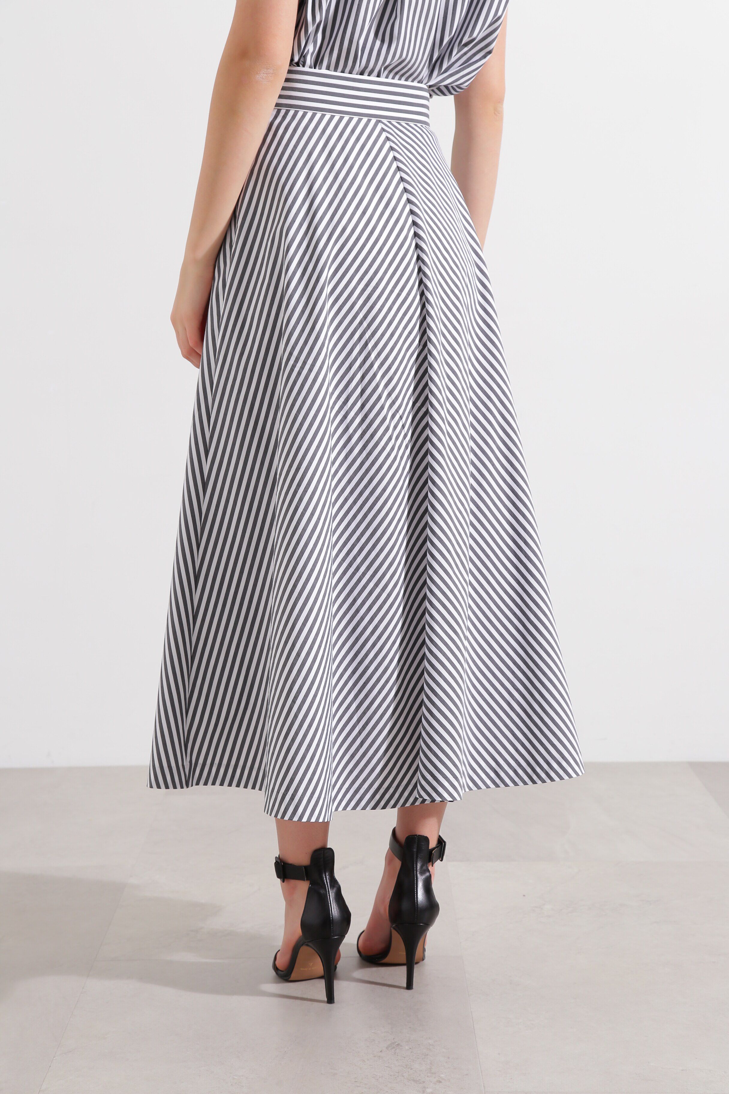  「◆ストライプフレアスカート」|スカート|