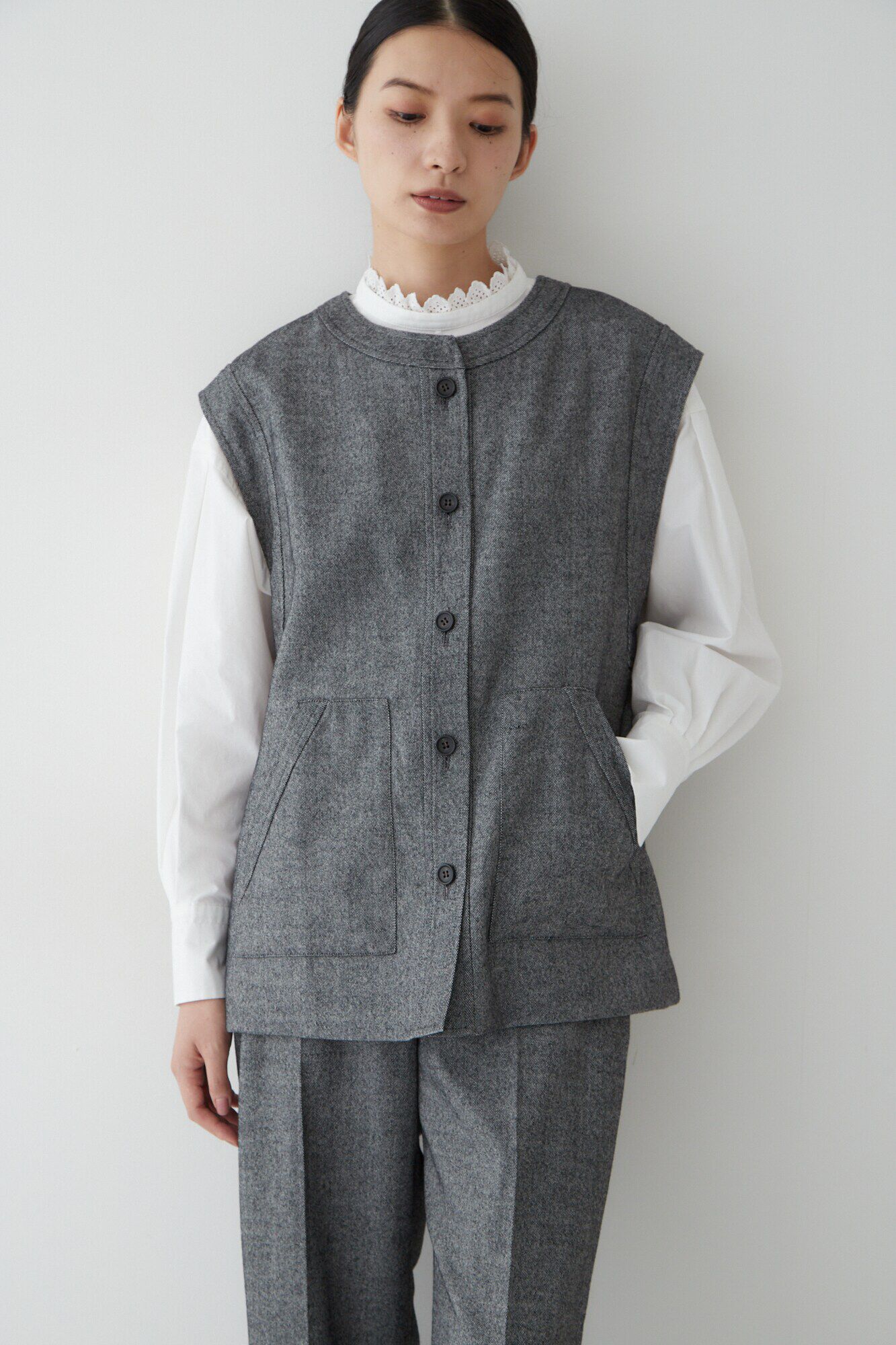  「 ◆≪arrive 5e≫レイヤードジレ」|シャツ・ブラウス|