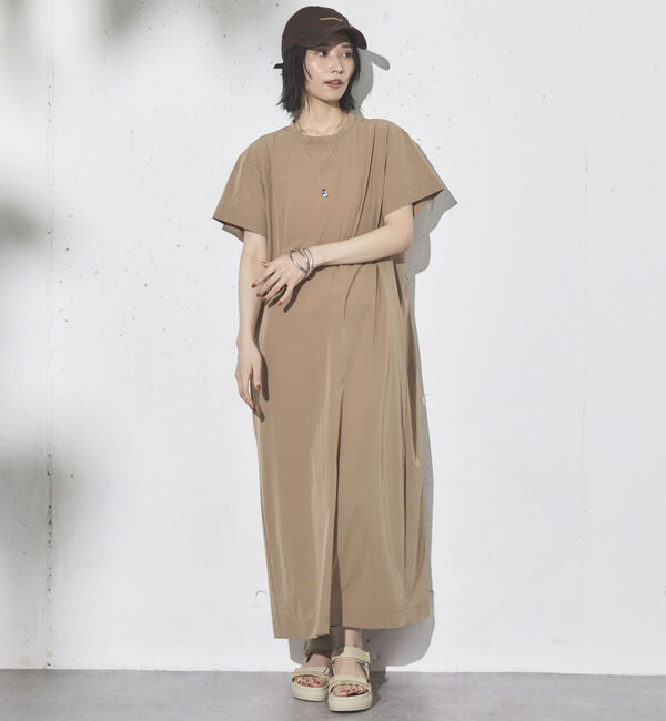 Doux archives「ＵＶ・接触冷感ウォッシャブルマキシワンピース」|ワンピース|