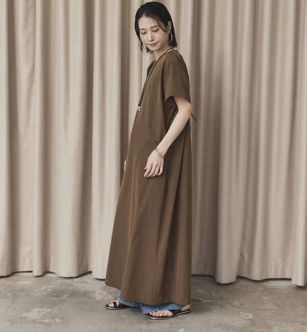 Doux archives「ＵＶ・接触冷感ウォッシャブルマキシワンピース」|ワンピース|