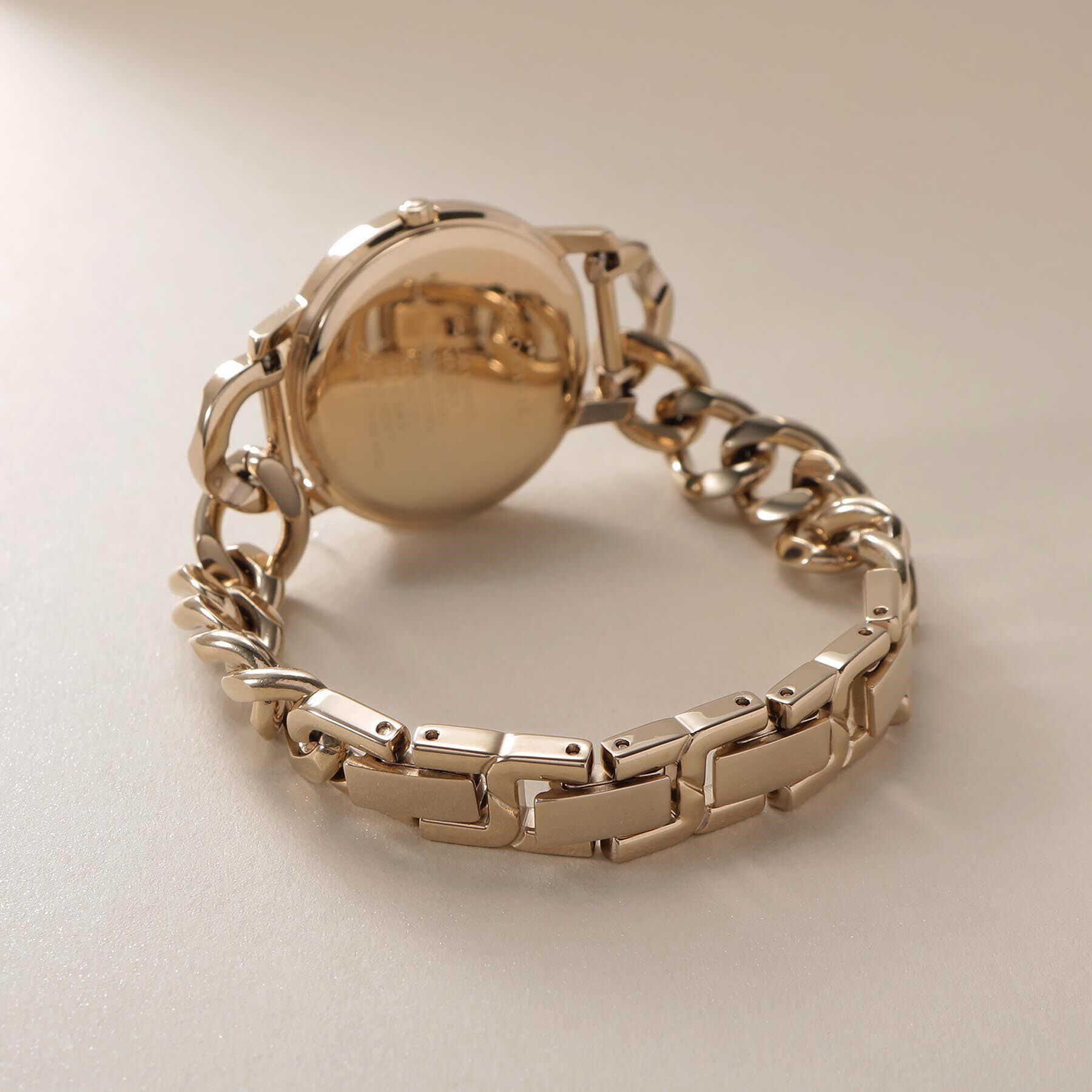 COCOSHNIK「RGラウンドチェーンベルト ウォッチ（ブラックマット）」|腕時計|