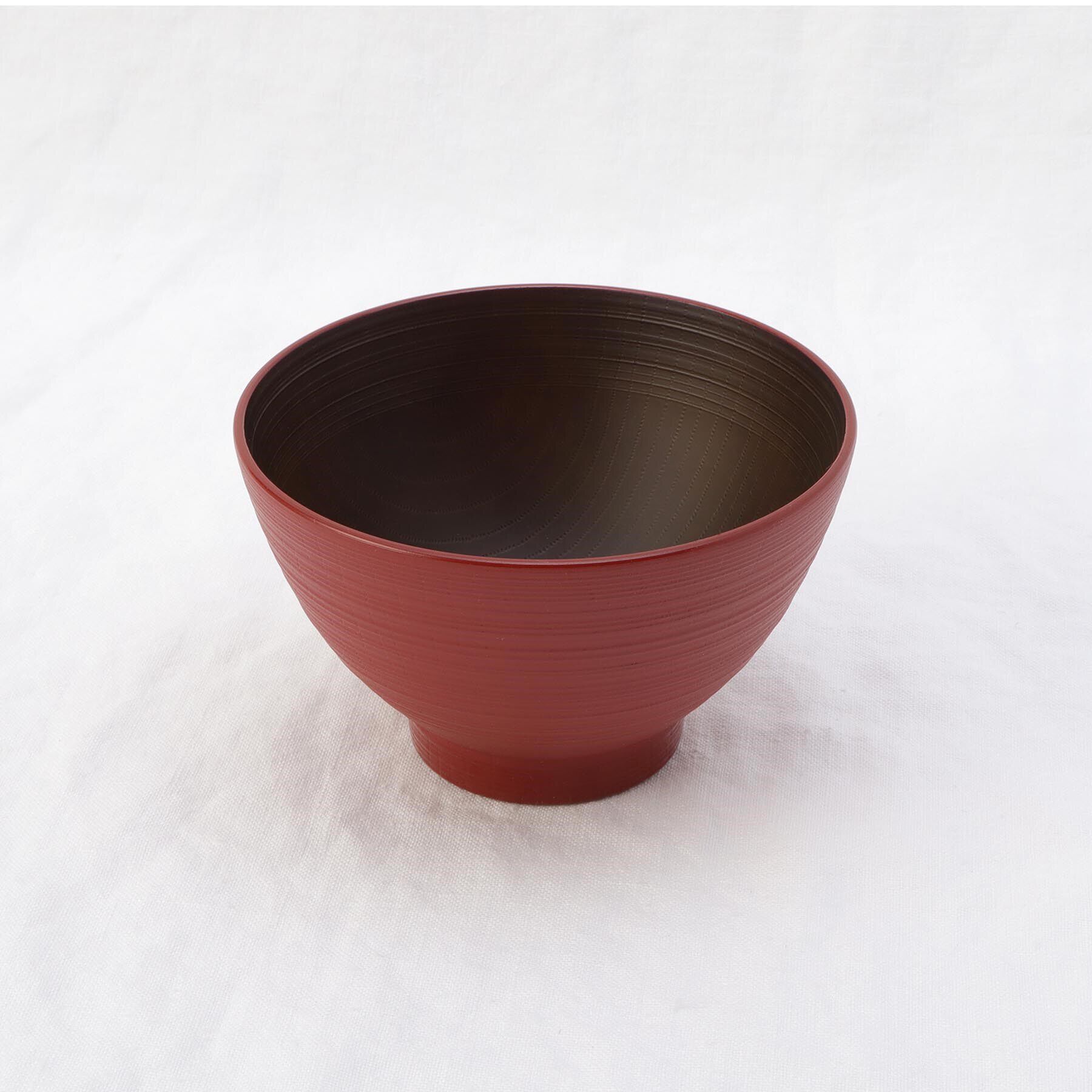 212 KITCHEN STORE「汁椀 刷毛筋 赤内木目」|食器・キッチングッズ|