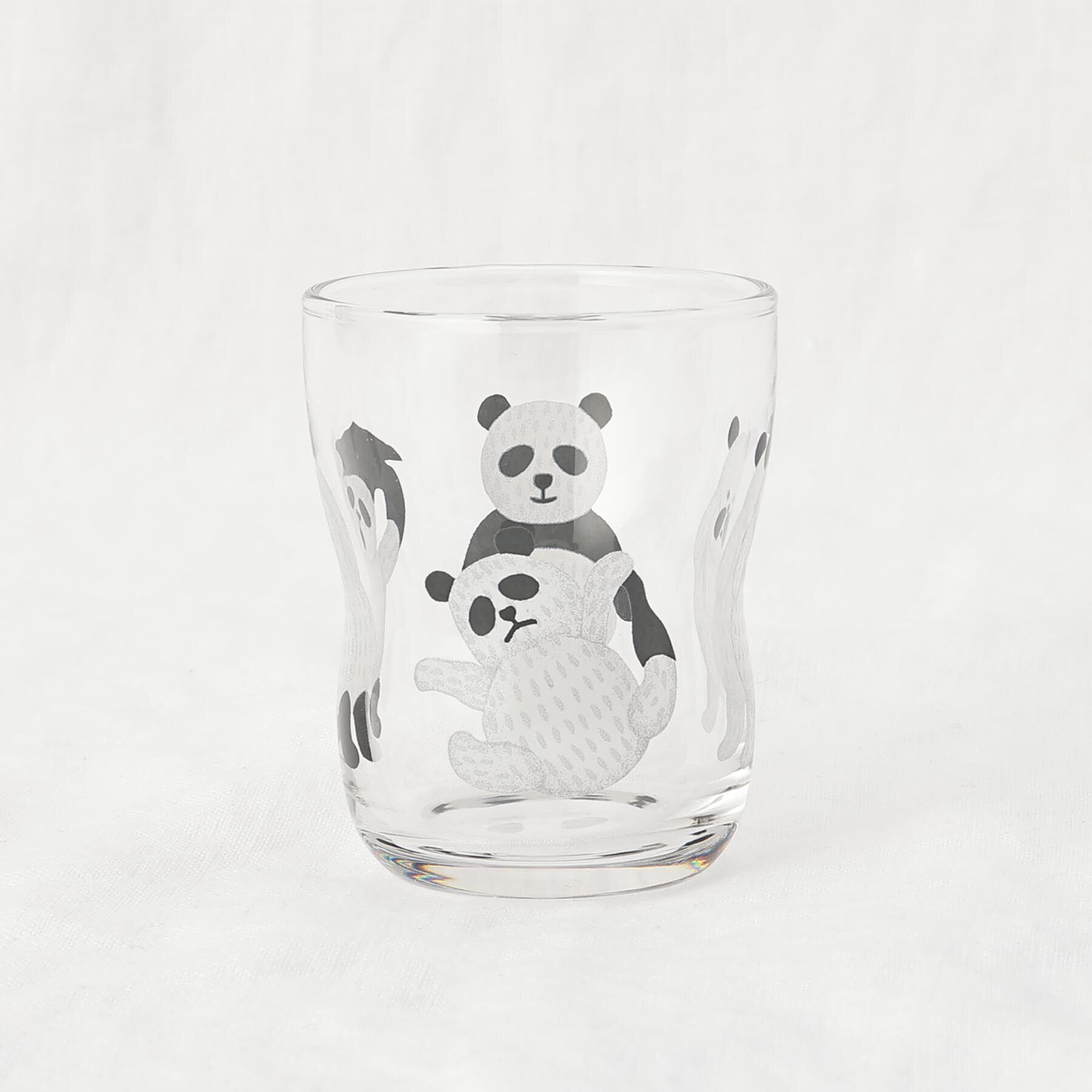 212 KITCHEN STORE「つよいこグラスS＆Mセットパンダ銭湯」|グラス・マグカップ|