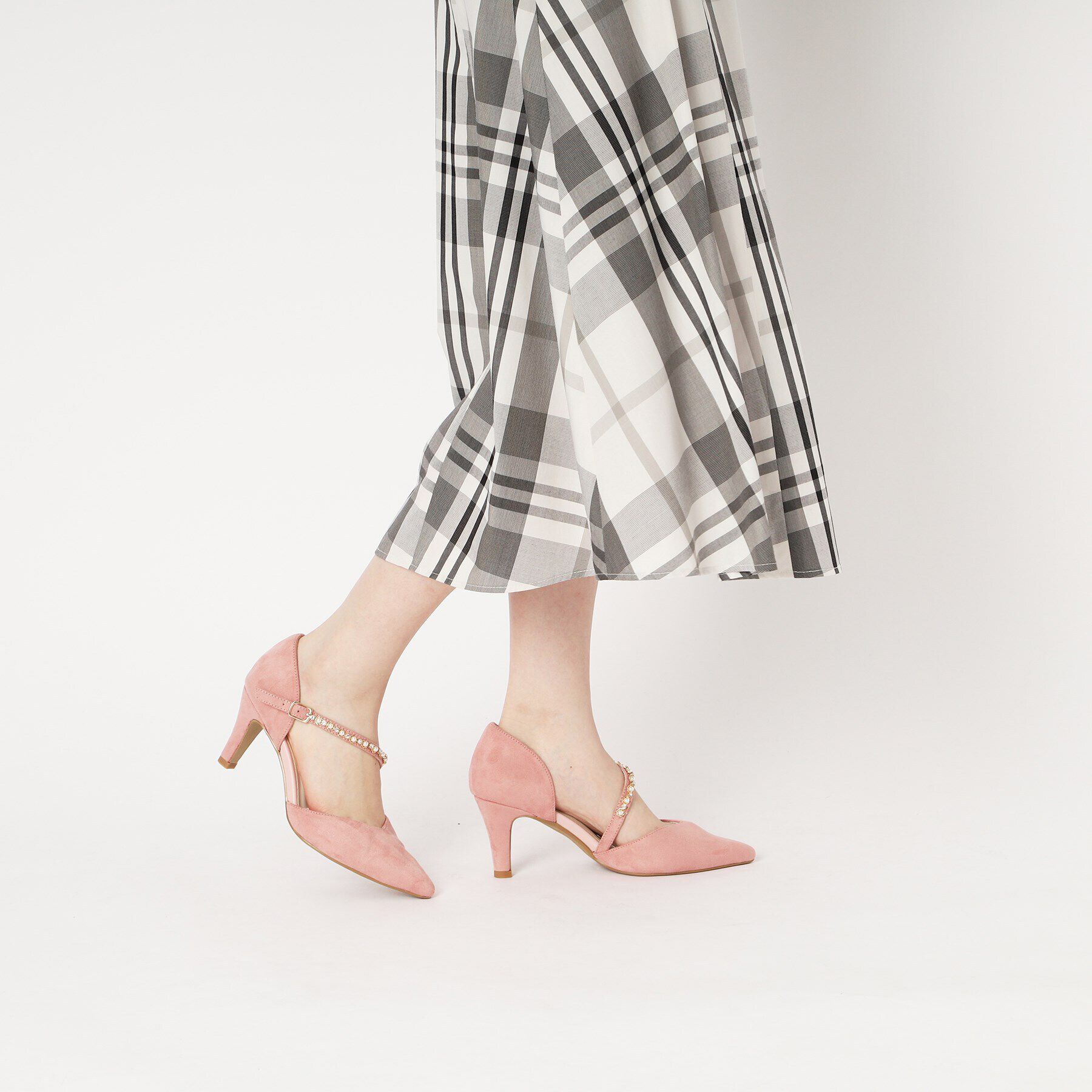 ESPERANZA「斜めストラップパンプス 結婚式二次会 パーティー 24SS」|パンプス|