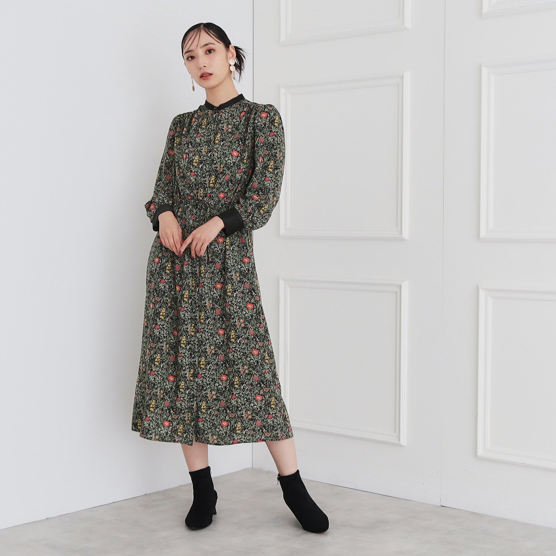 SunaUna「【LIBERTYプリント／S～L】2WAYワンピース」|ワンピース|