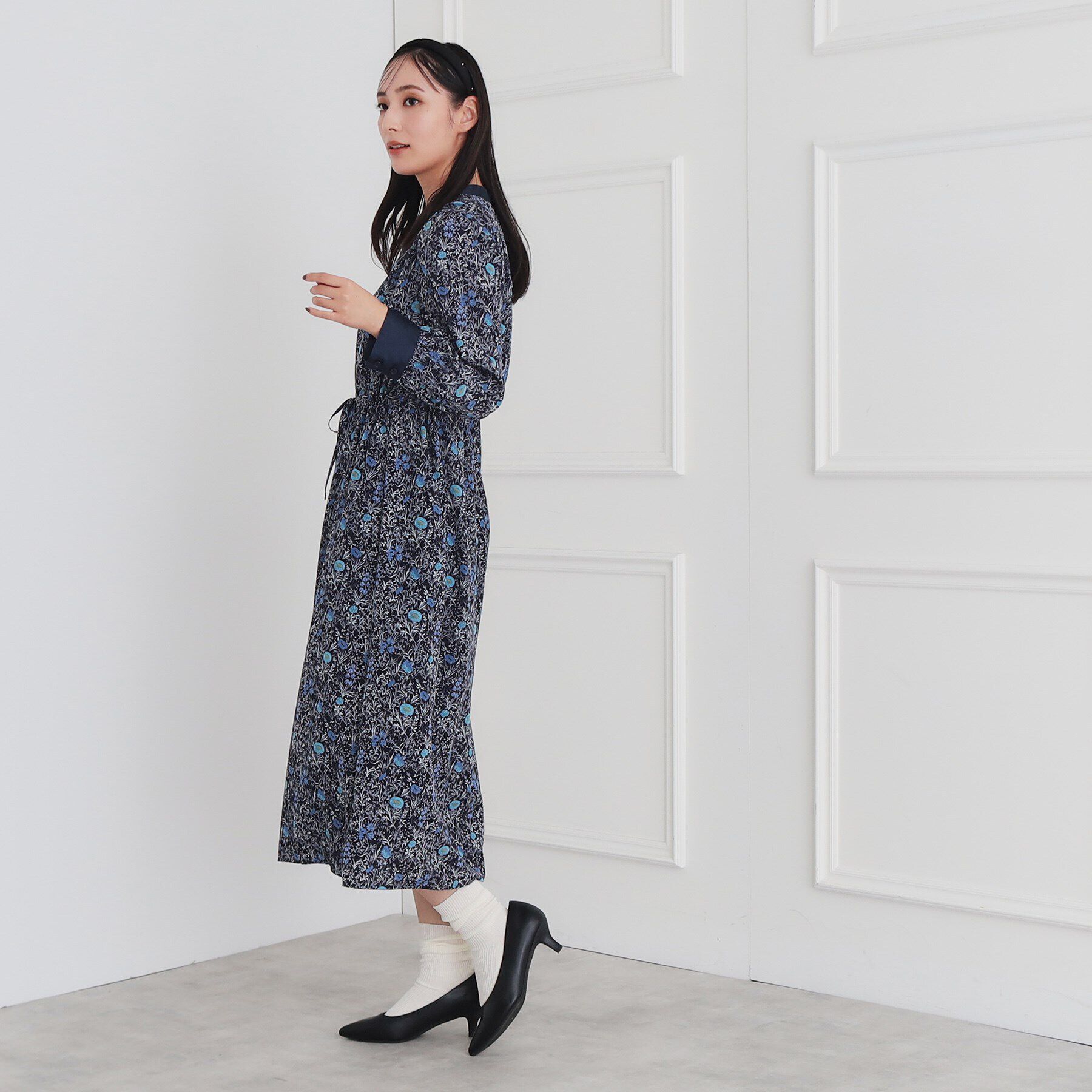 SunaUna「【LIBERTYプリント／S～L】2WAYワンピース」|ワンピース|