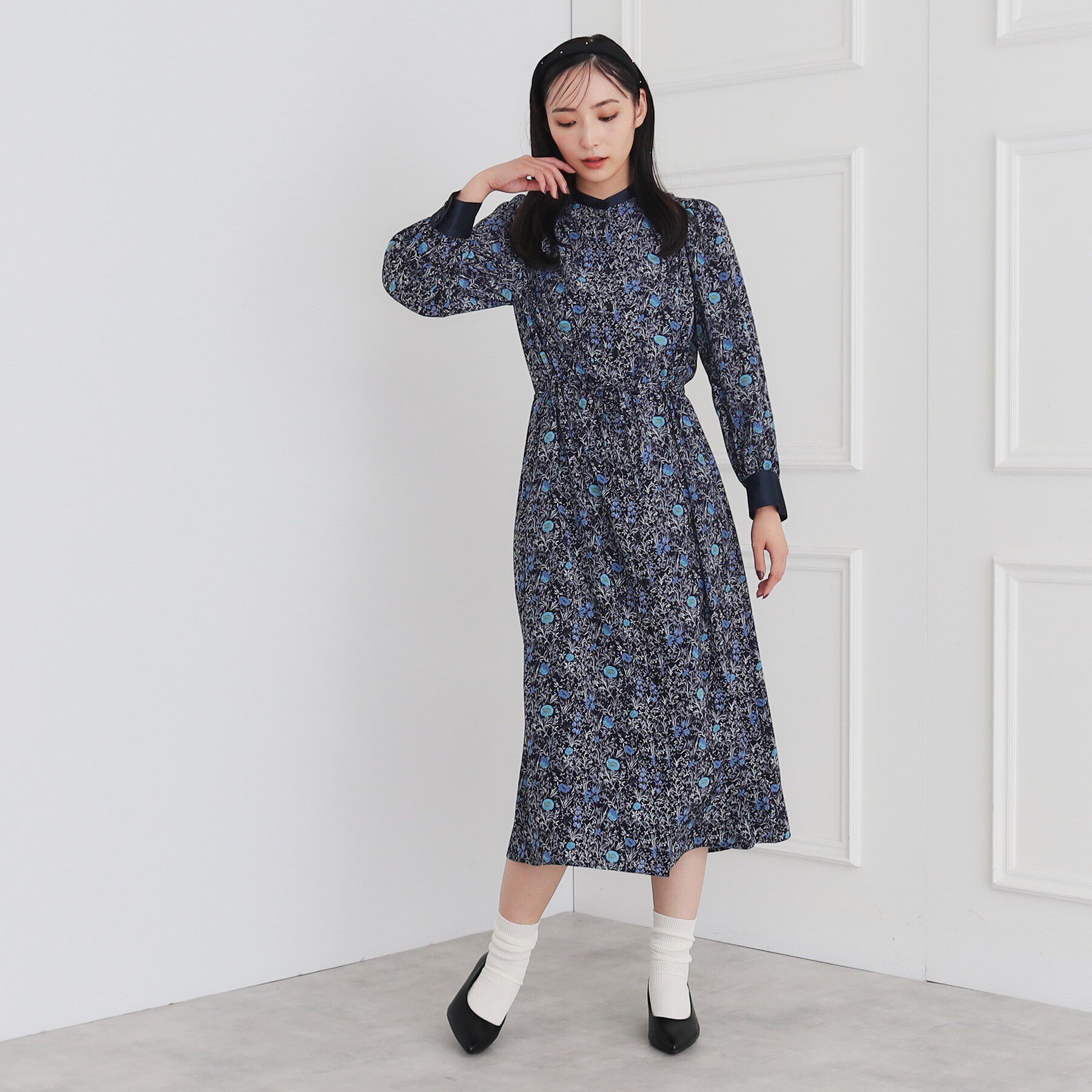 SunaUna「【LIBERTYプリント／S～L】2WAYワンピース」|ワンピース|