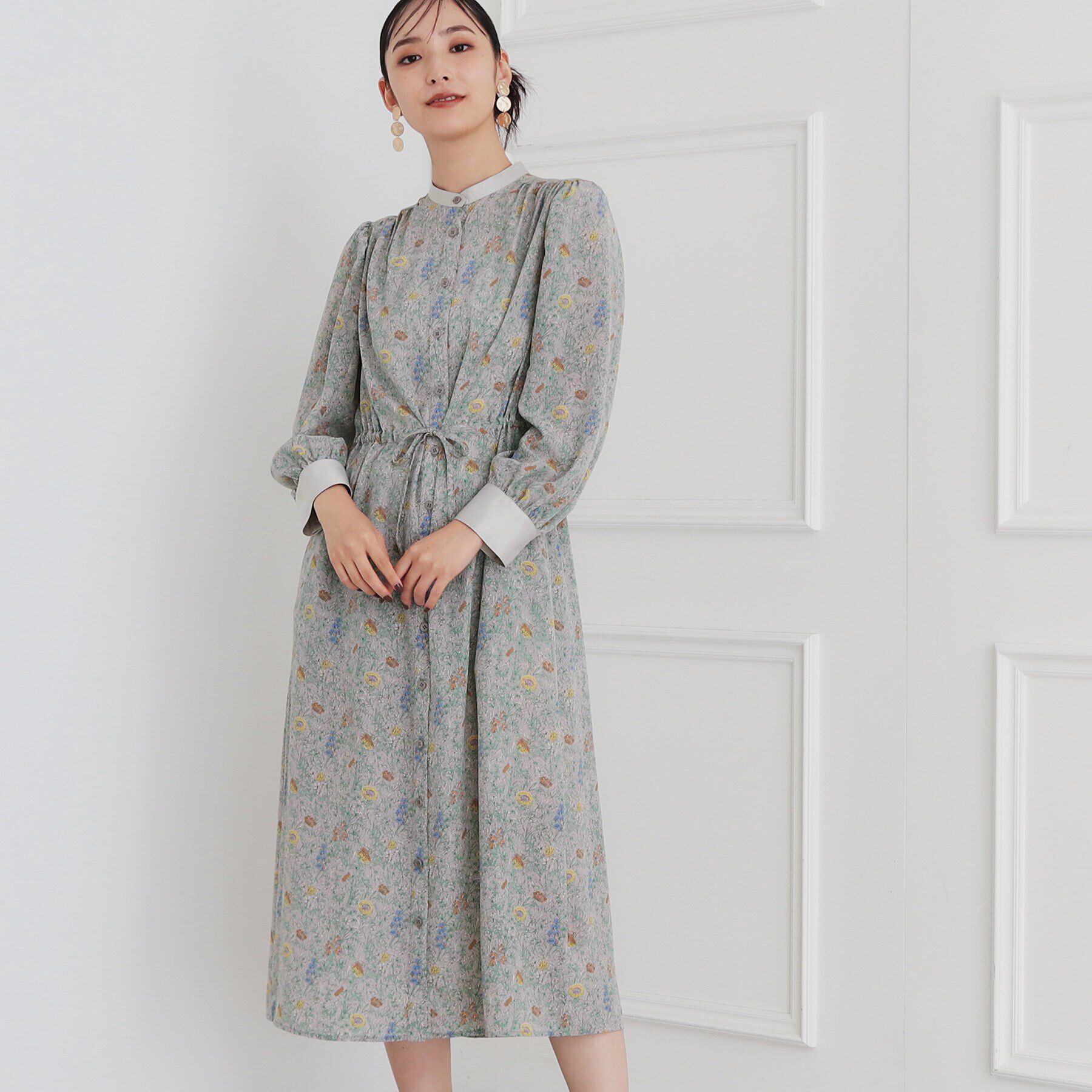 SunaUna「【LIBERTYプリント／S～L】2WAYワンピース」|ワンピース|