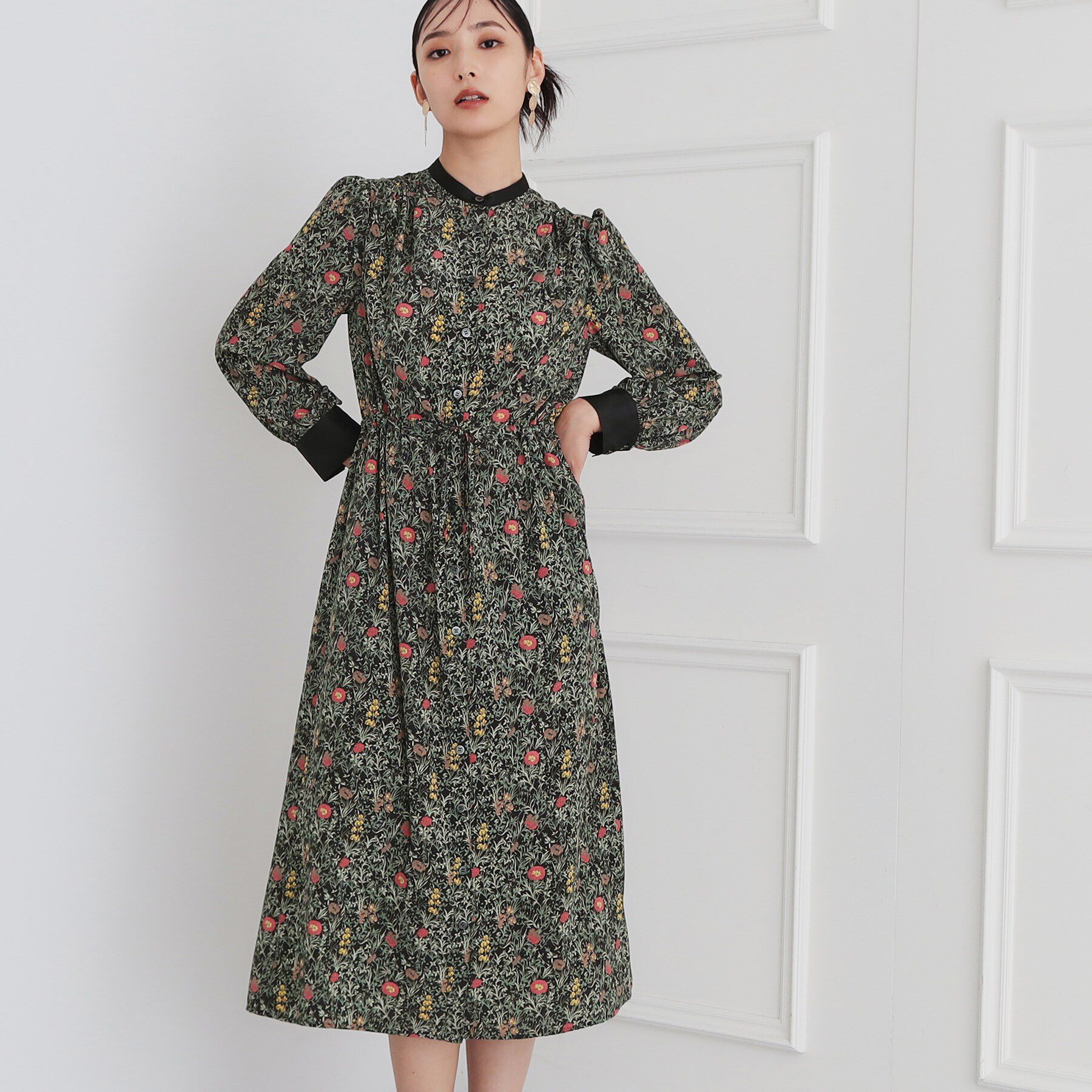 SunaUna「【LIBERTYプリント／S～L】2WAYワンピース」|ワンピース|