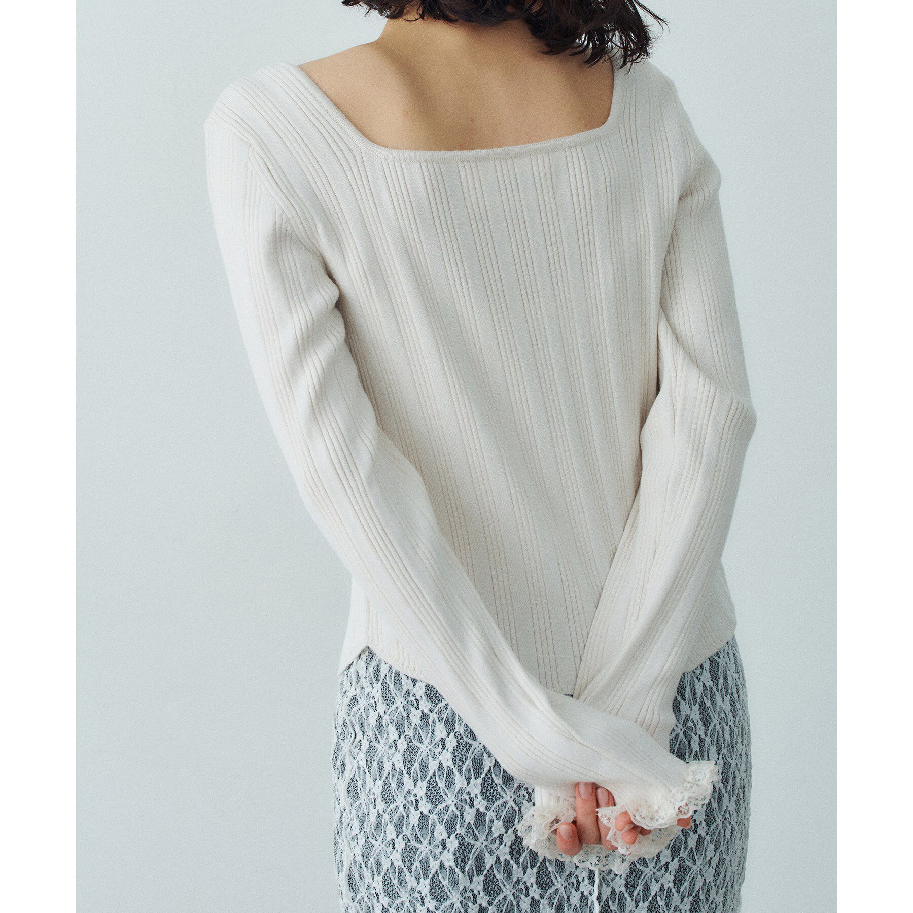 CODE A「lace frill cardigan」|カーディガン|