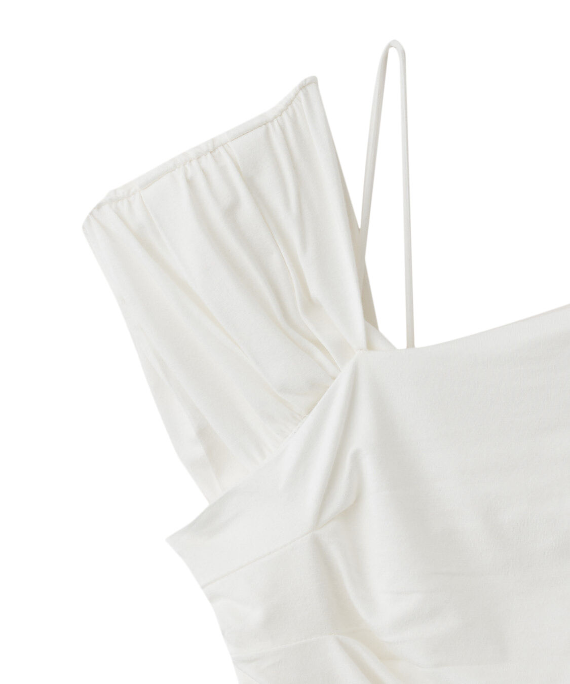 COCO DEAL「アシメギャザーカットソーブラウス」|Tシャツ・カットソー|