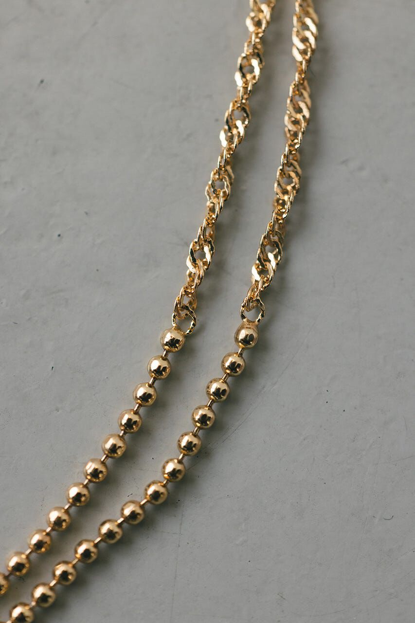 STYLEMIXER「グレインチェーンネックレス」|ネックレス|