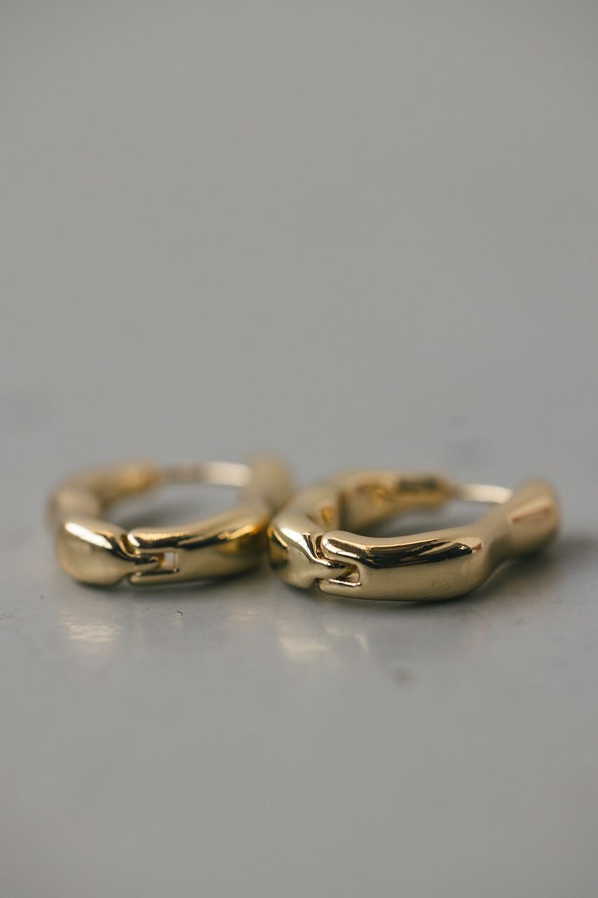 STYLEMIXER「ウェーブラインフープピアス」|ピアス|