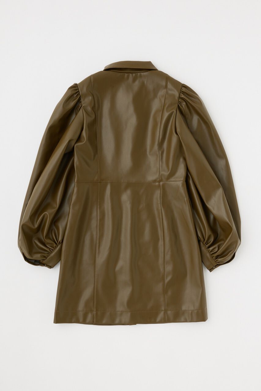 MOUSSY「F／LEATHER MINI ワンピース」|ワンピース|