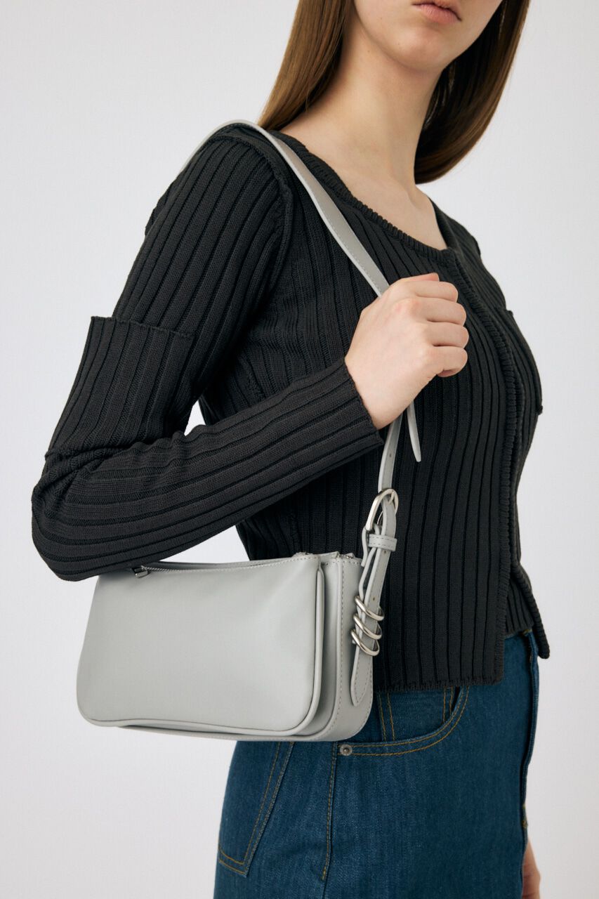 MOUSSY「BUCKLE STRAP ショルダーバッグ」|その他|L/GRY1