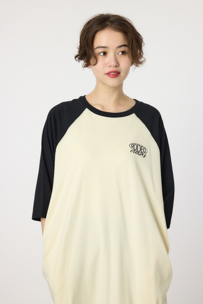 RODEO CROWNS「ロゴラグランスリーブワンピース」|ワンピース|