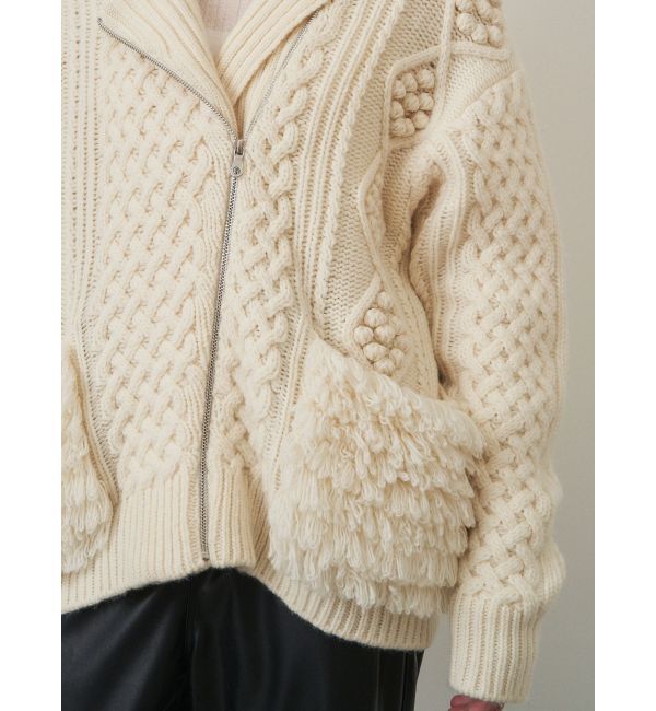 ELENDEEK「CABLE ZIP BZ」|ブルゾン・スタジャン|