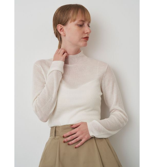 ELENDEEK「WOOL SHEER RIB KT」|ニット・セーター|