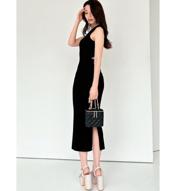 RESEXXY「バックオープンニットワンピース【セットアップ着用可能】」|ワンピース|